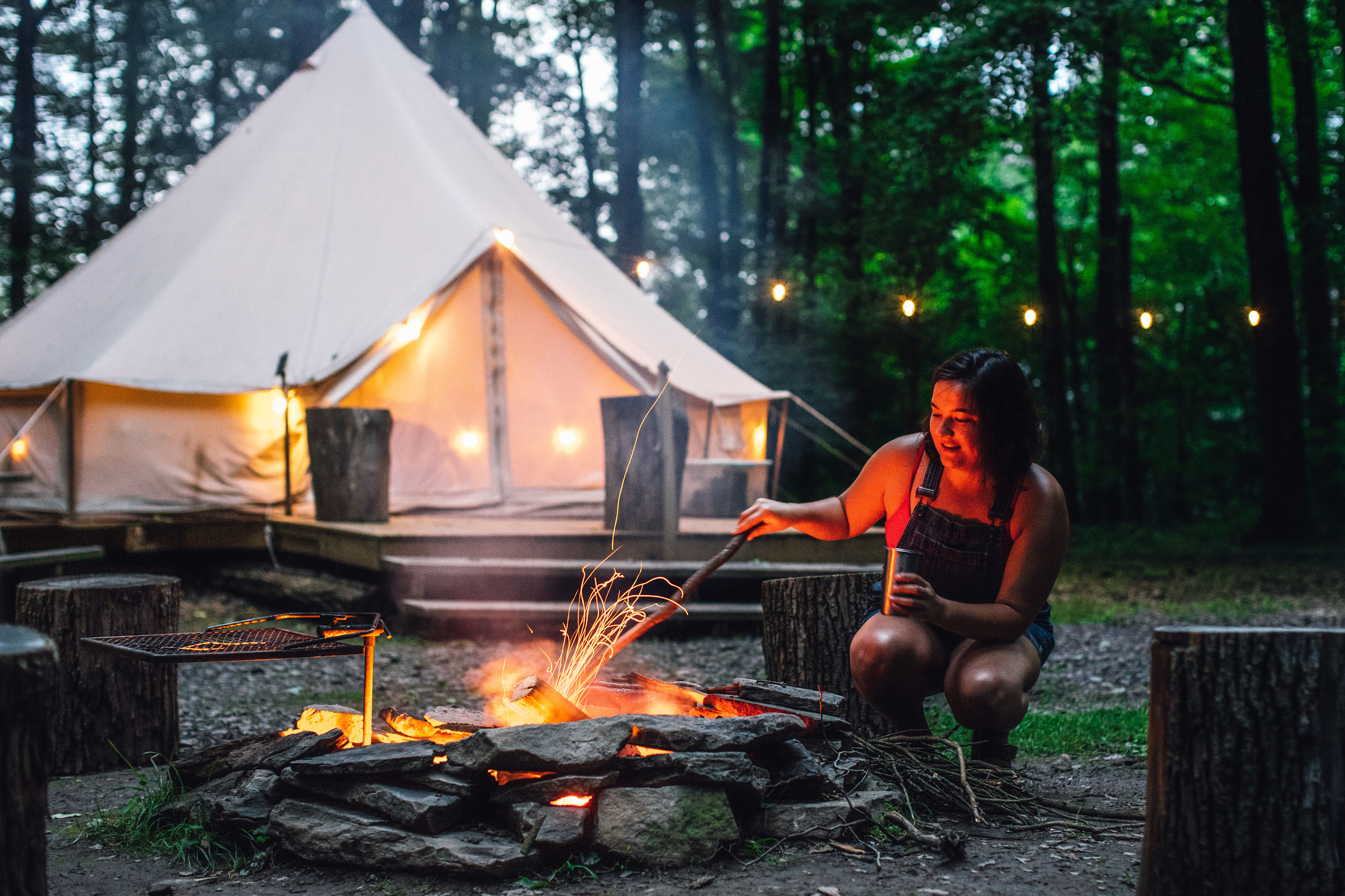 Canvas Private Glamping Yurt