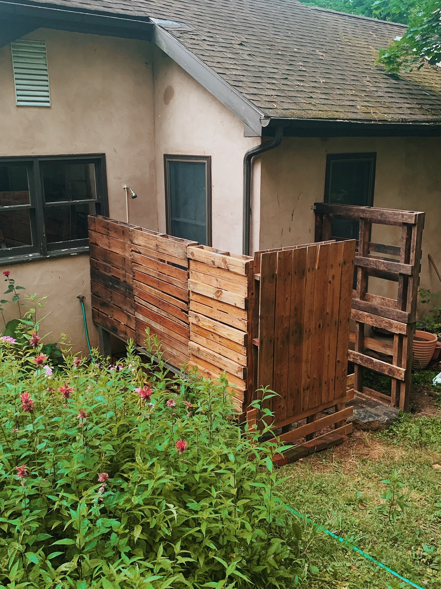 Outdoor shower as of 7/13