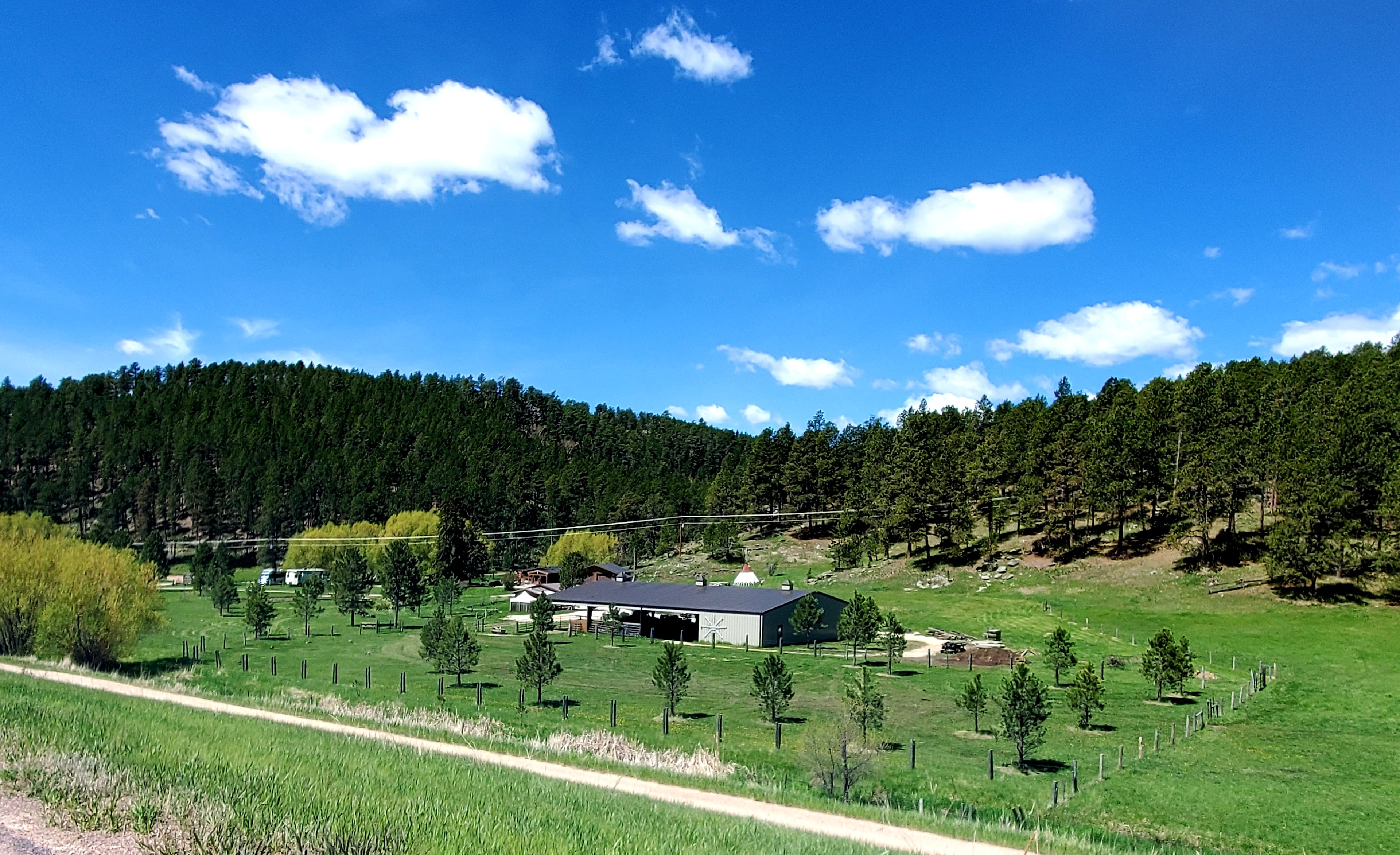 Coming from Custer on Hwy 385