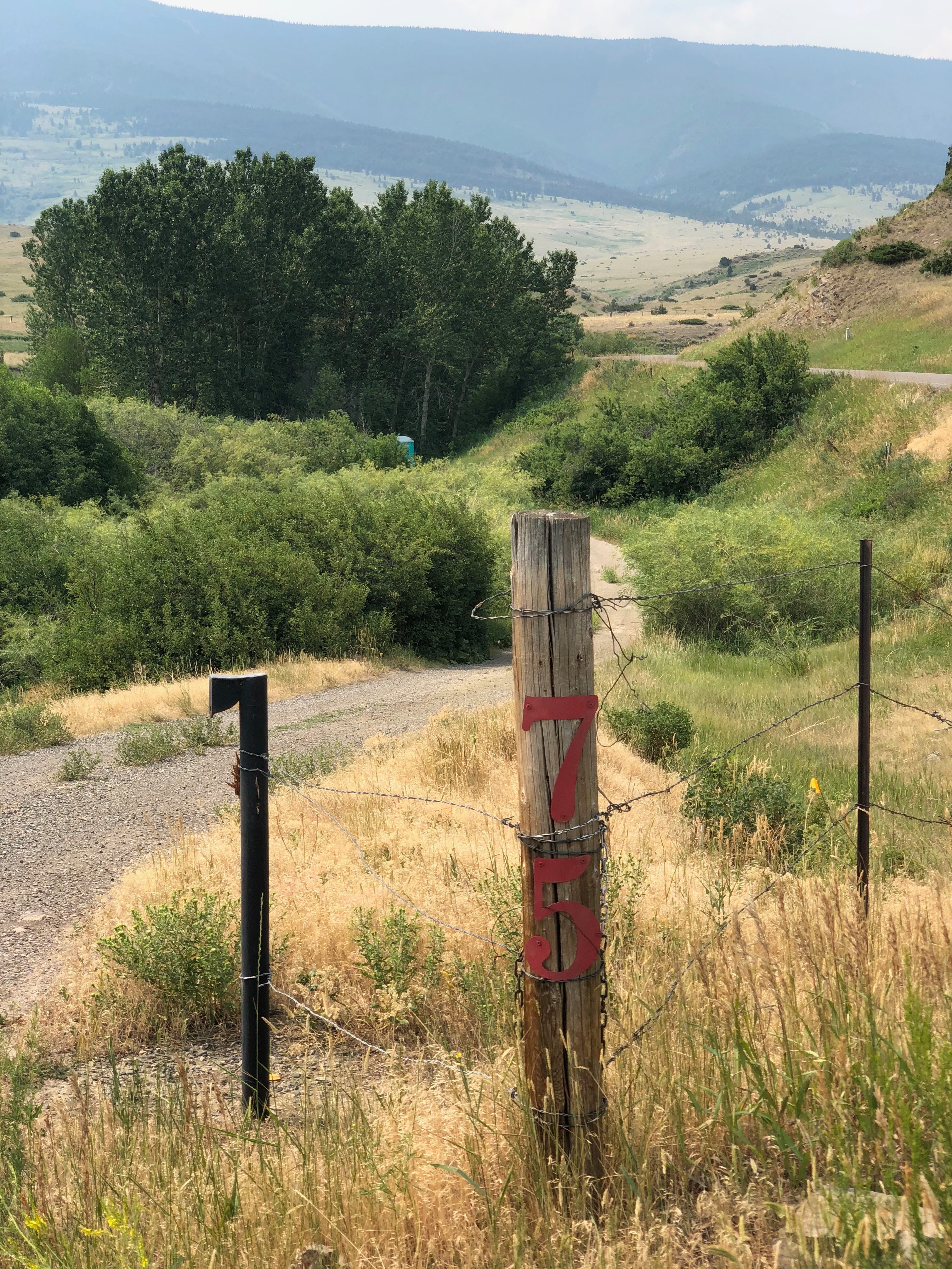 Entrance to the property 