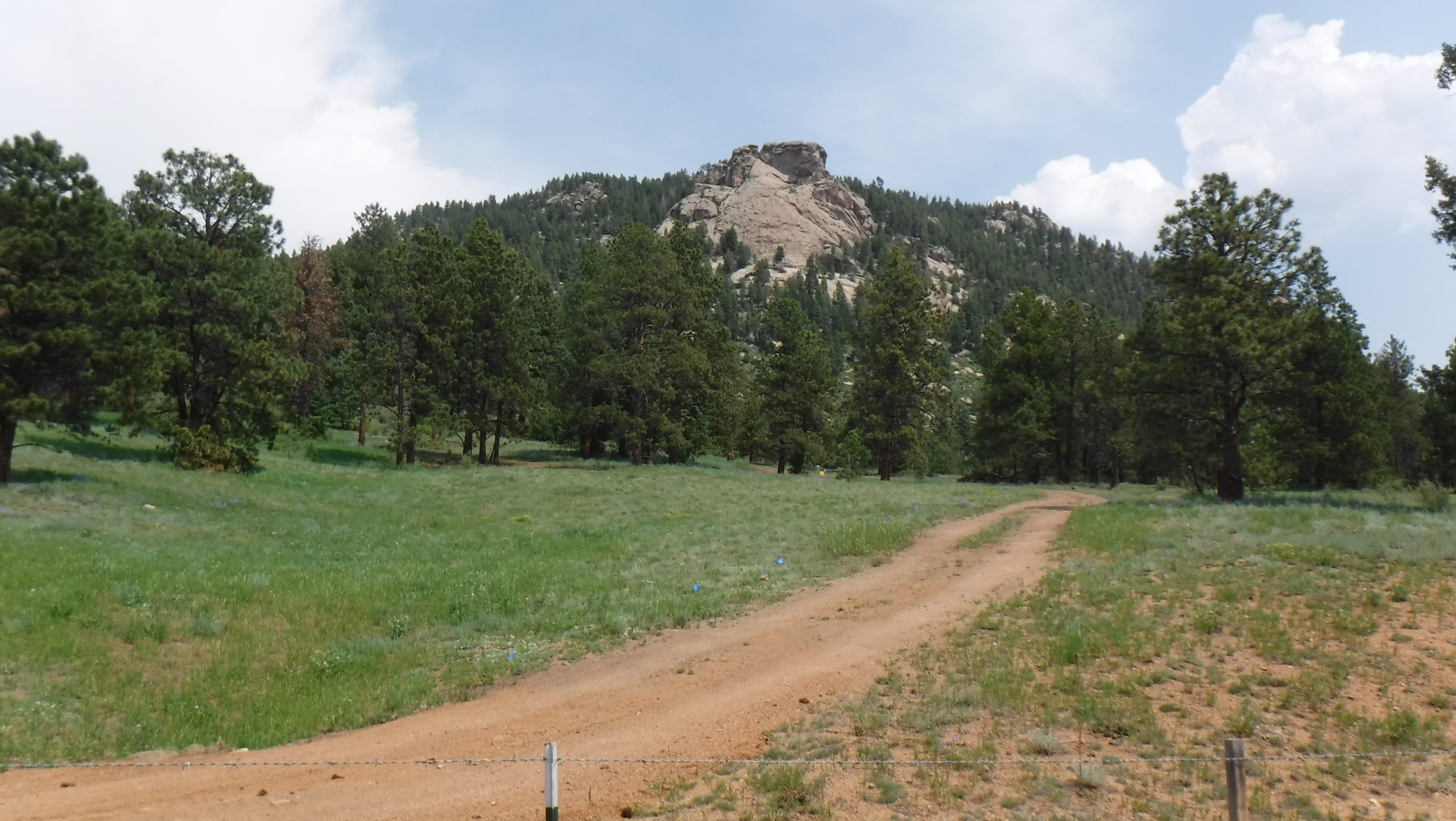 At the foot of Little Scraggy Peak.