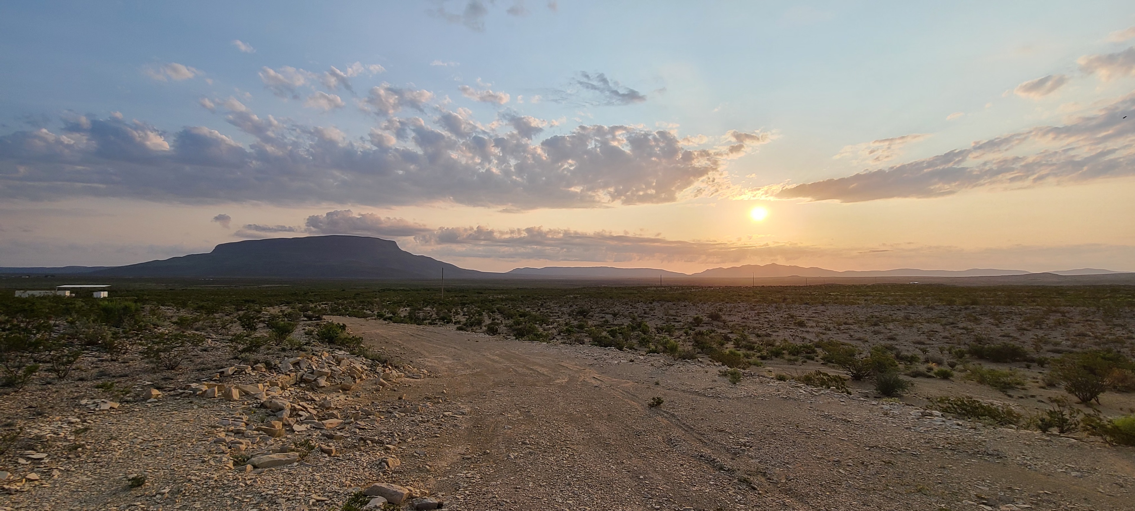 View of Elephant Mountain Wildlife Management Area from Saddletramp Ranch