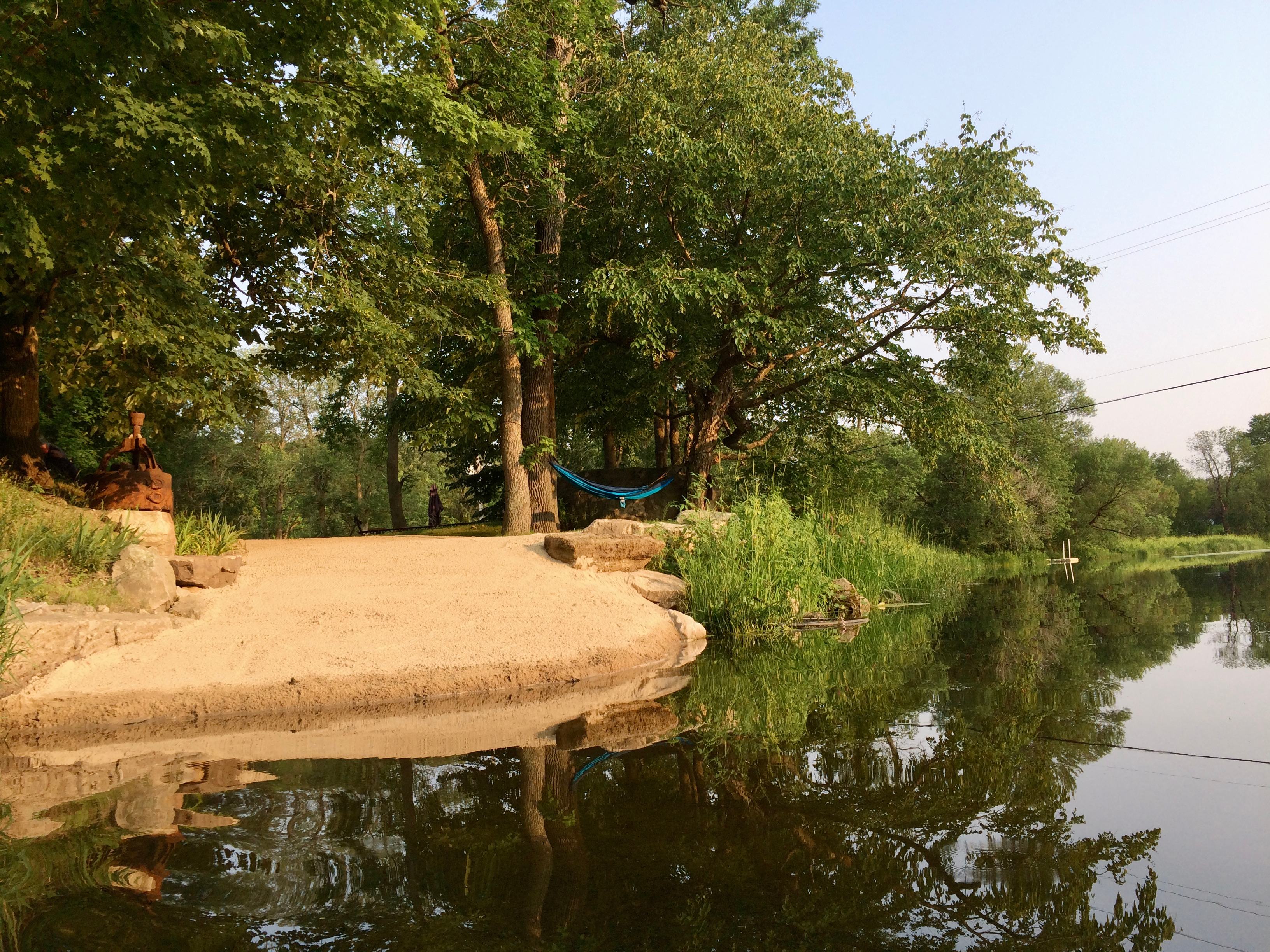Small private white sand beach!