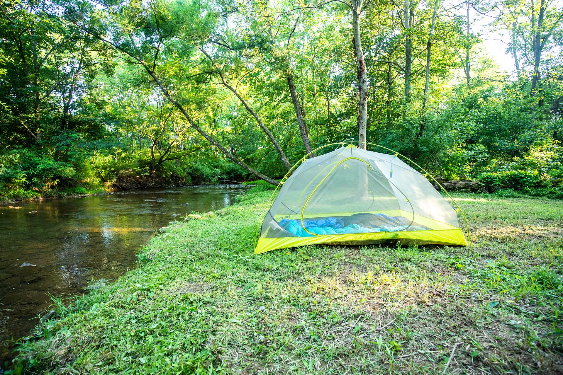 Creekside tent spot