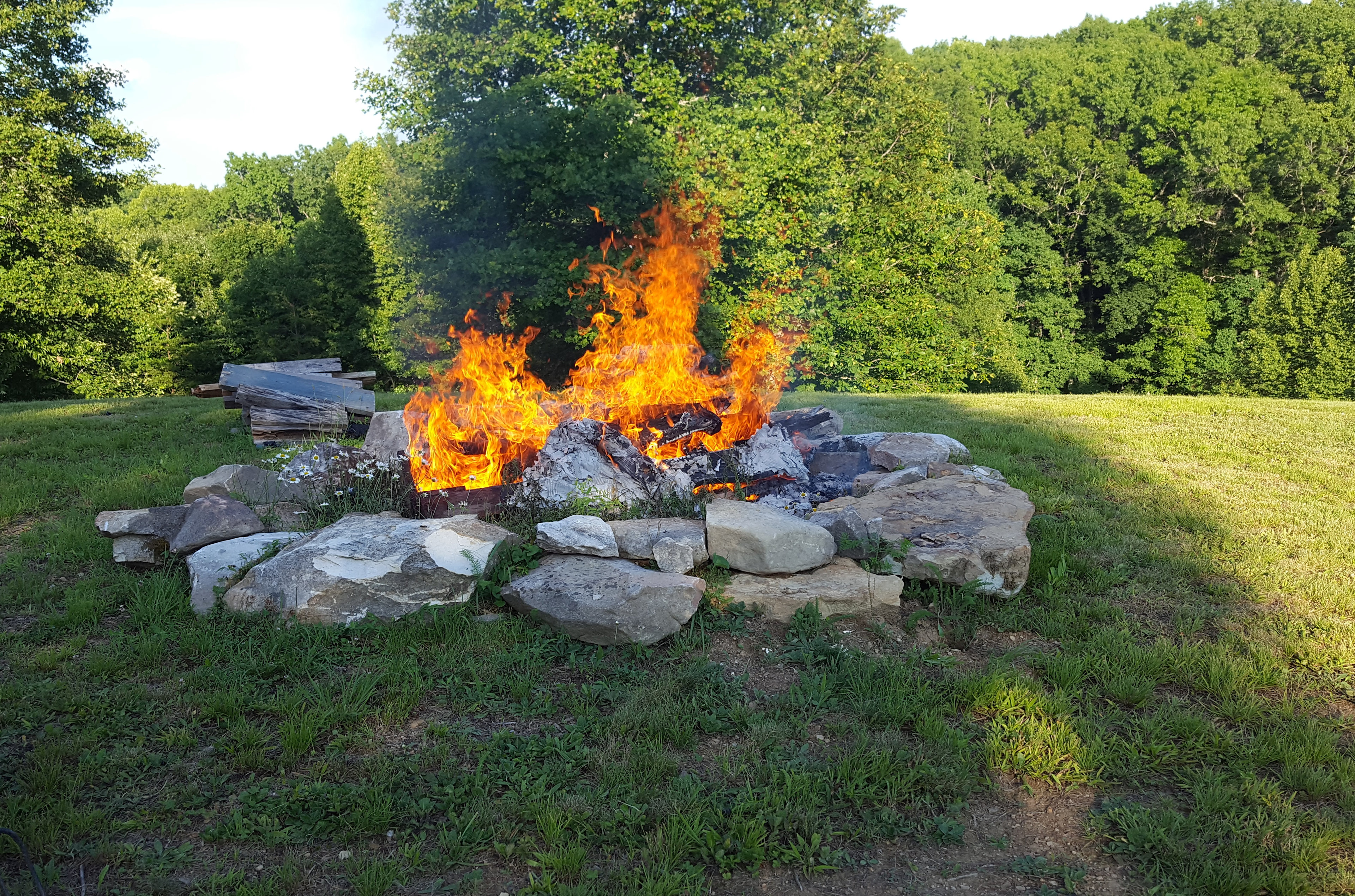 Fire Pit with outstanding view
