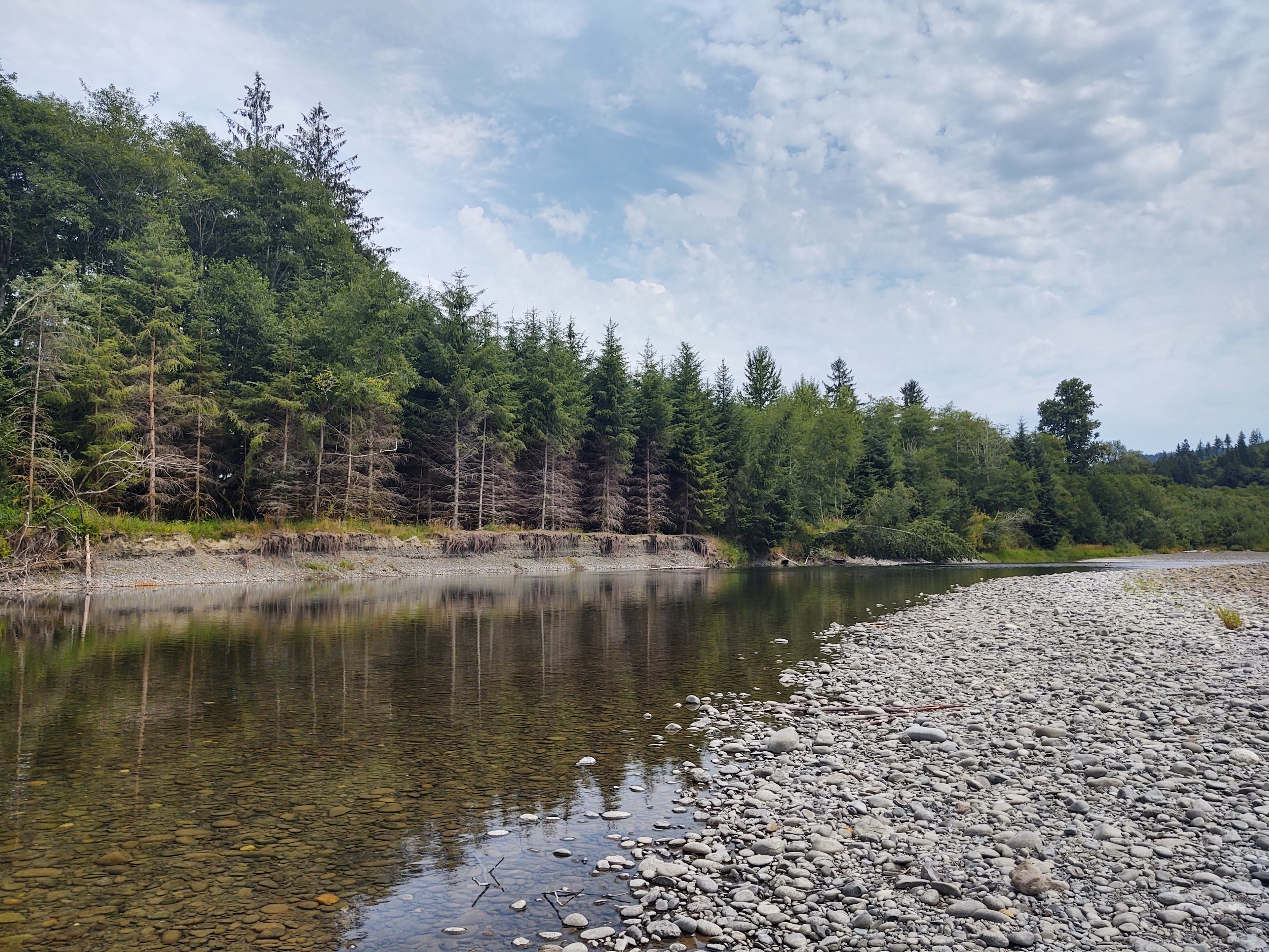 River nearby