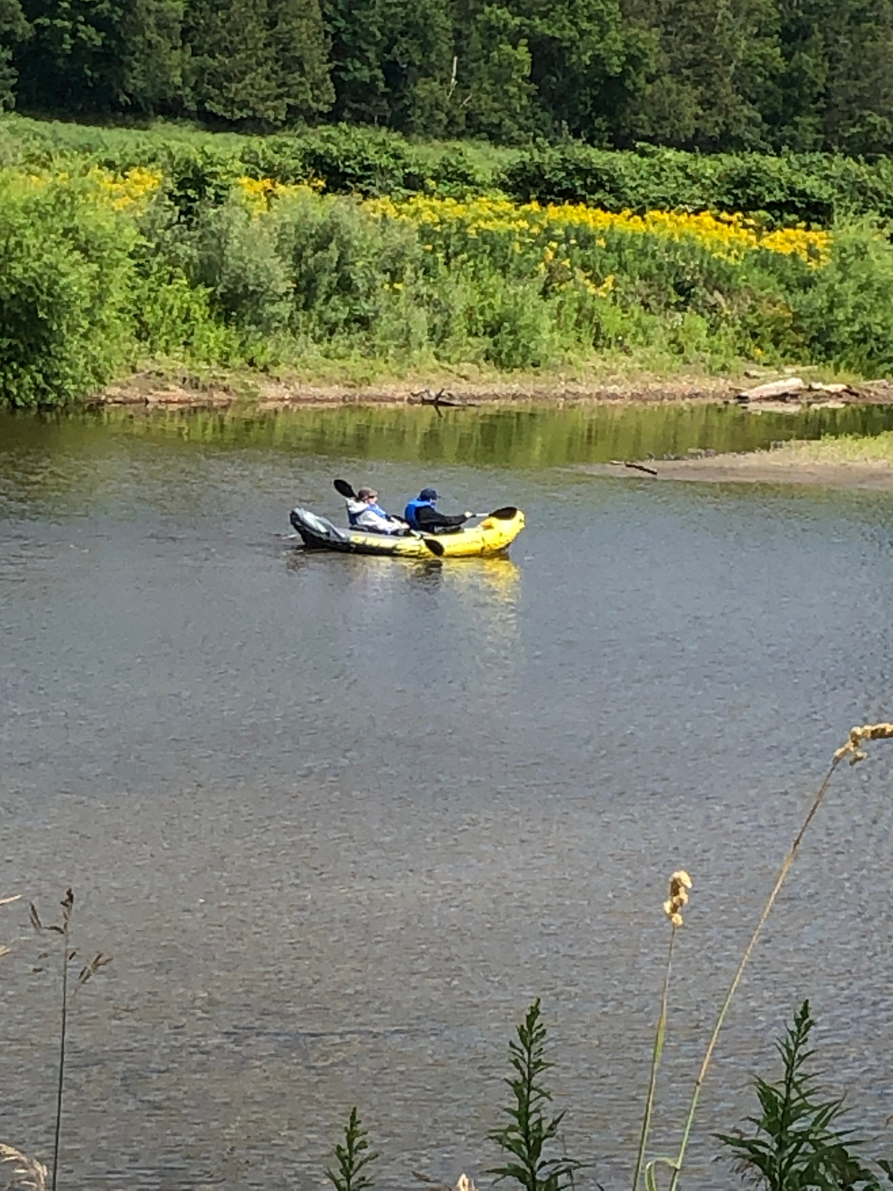 Paddle away, all the way through downtown Sherbrooke. We'll pick you up :)