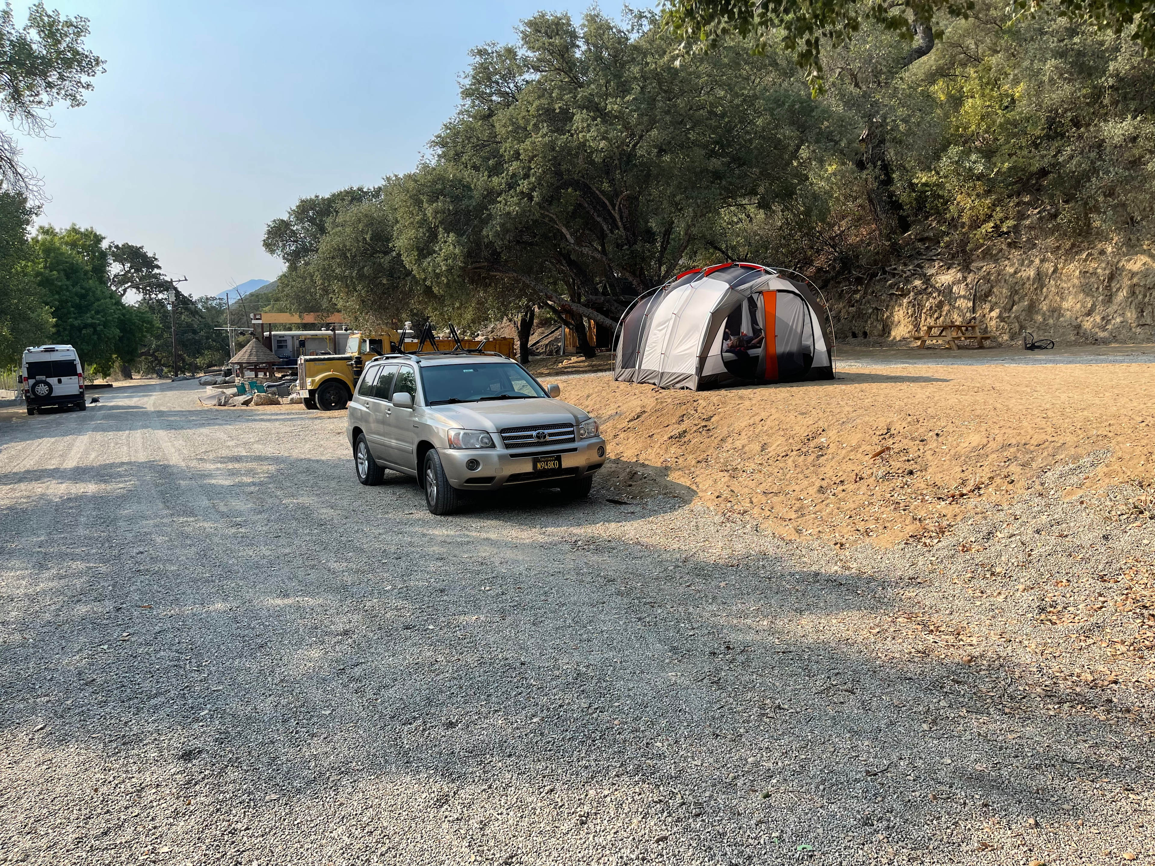 Plenty of space to set up your Taj Mah-tent.  More Hipcamp style!