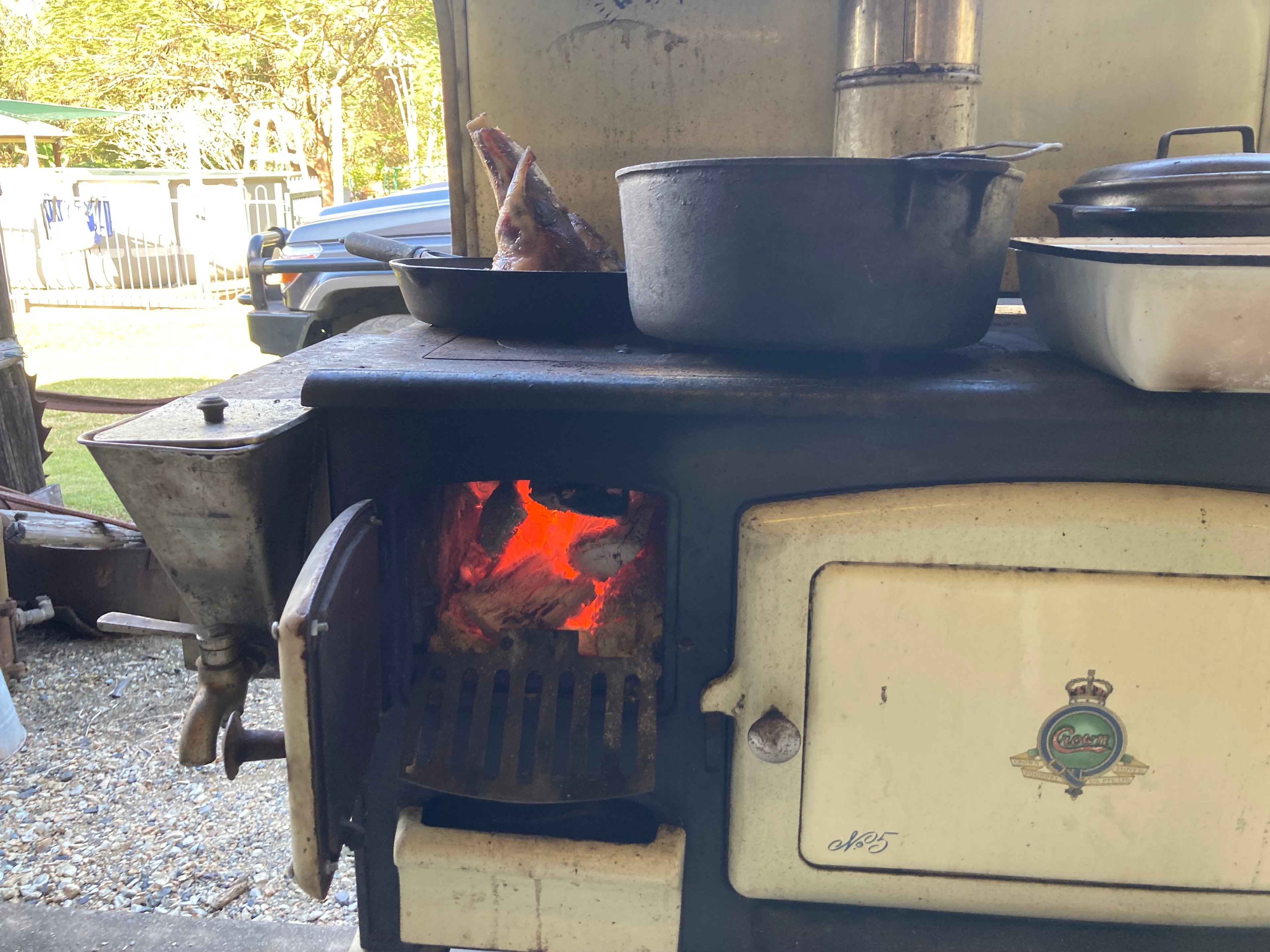 Creek and Antique Camping