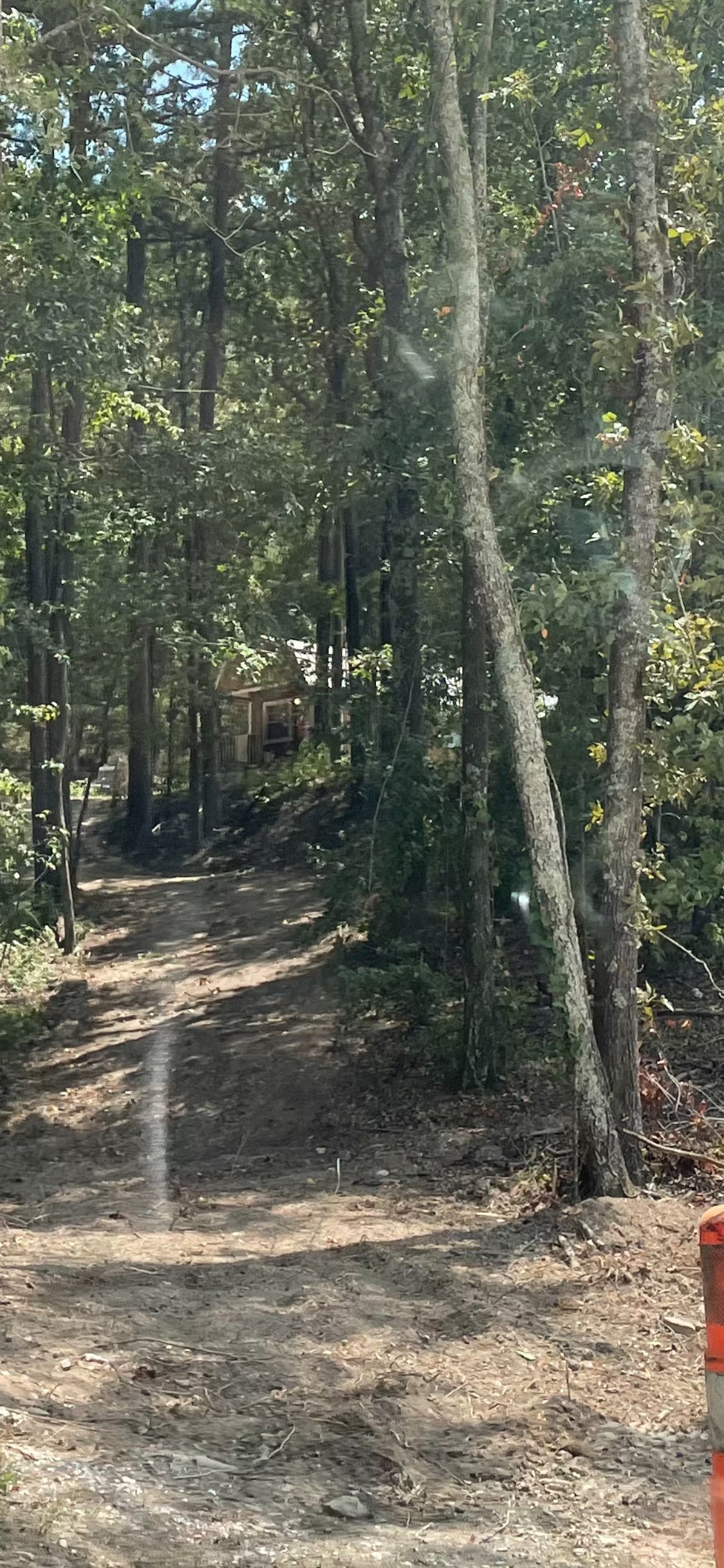 My son lives on the hill, please do not attempt to travel up this driveway, you will get stuck, and this is not the campsite area