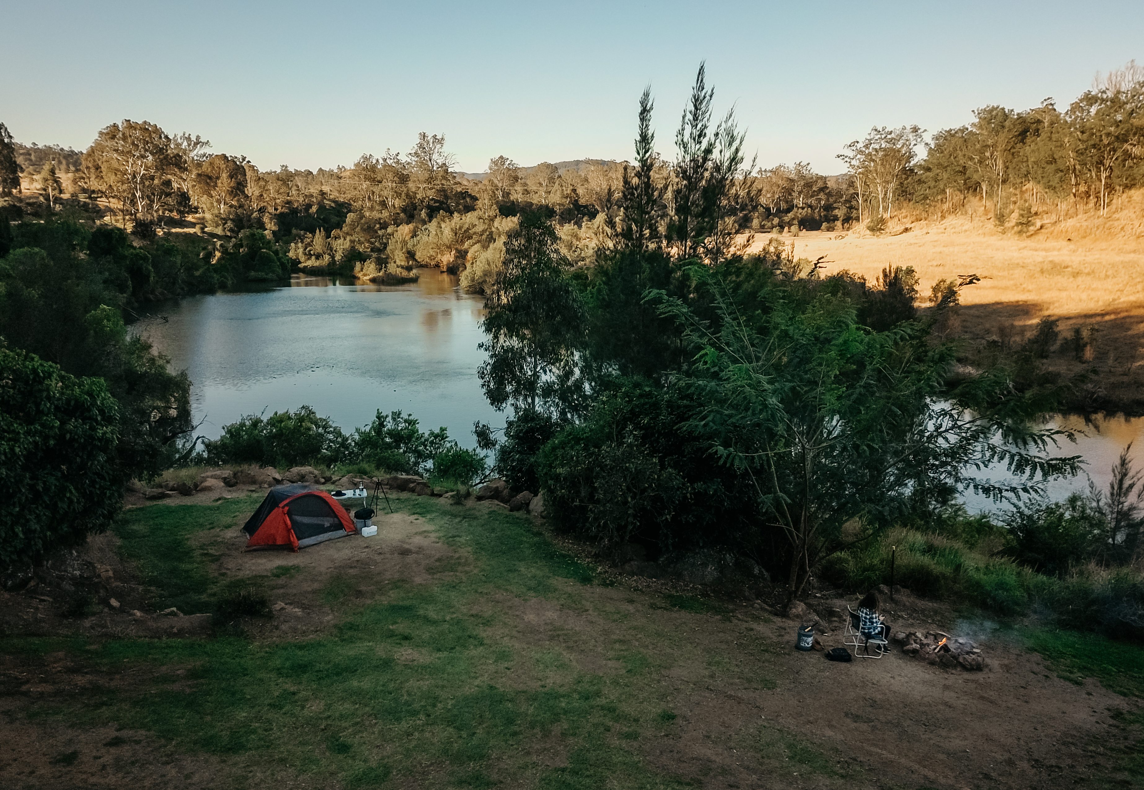 Weefarm Brisbane River Camping