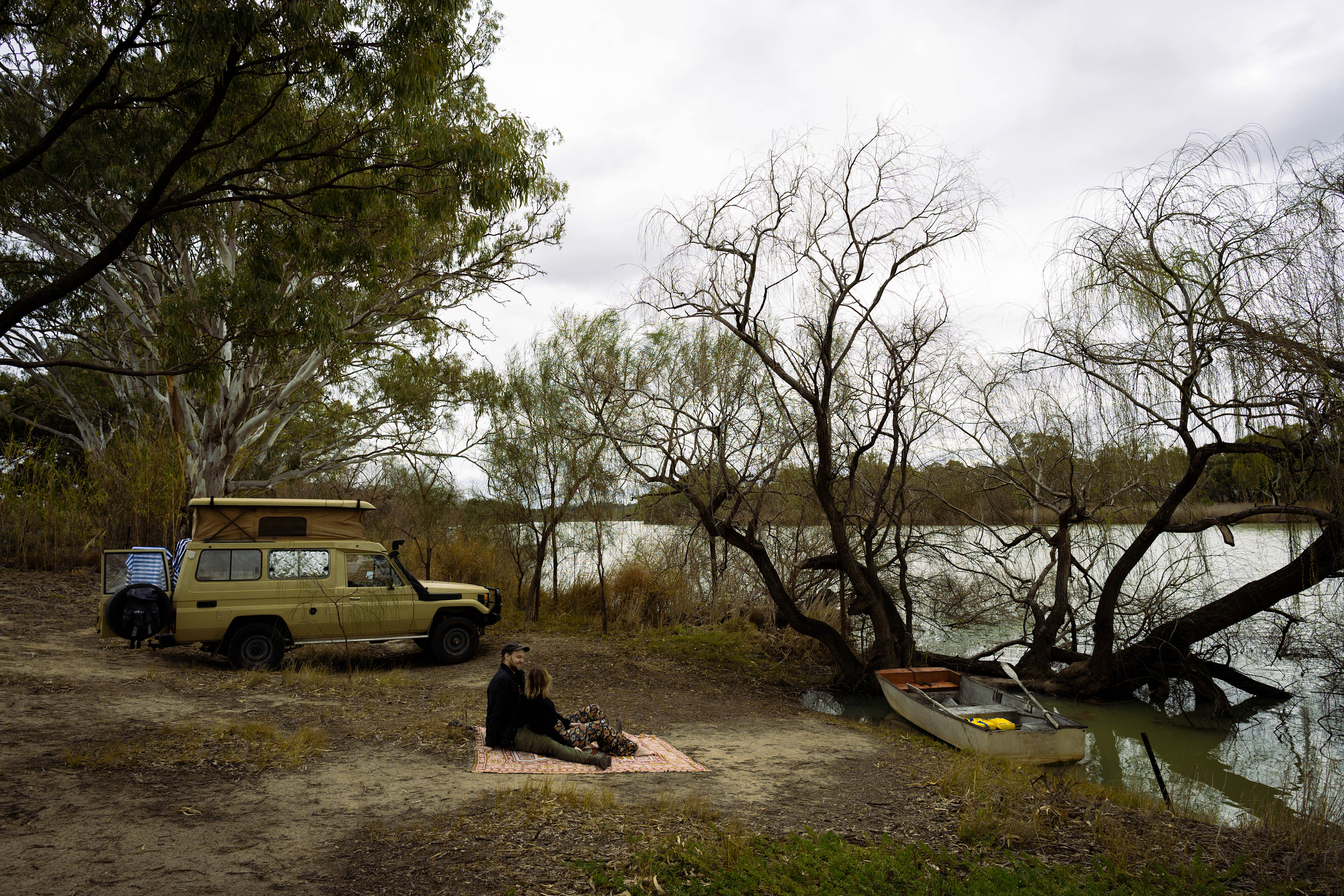 Secluded exclusive river campsite