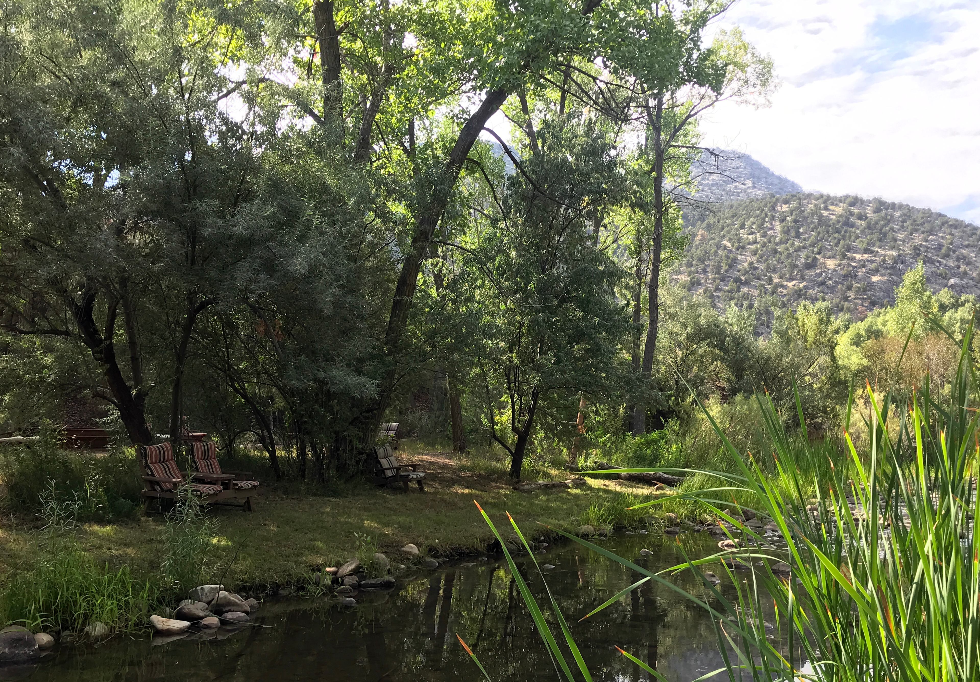 Spot #1: Riverside loungers