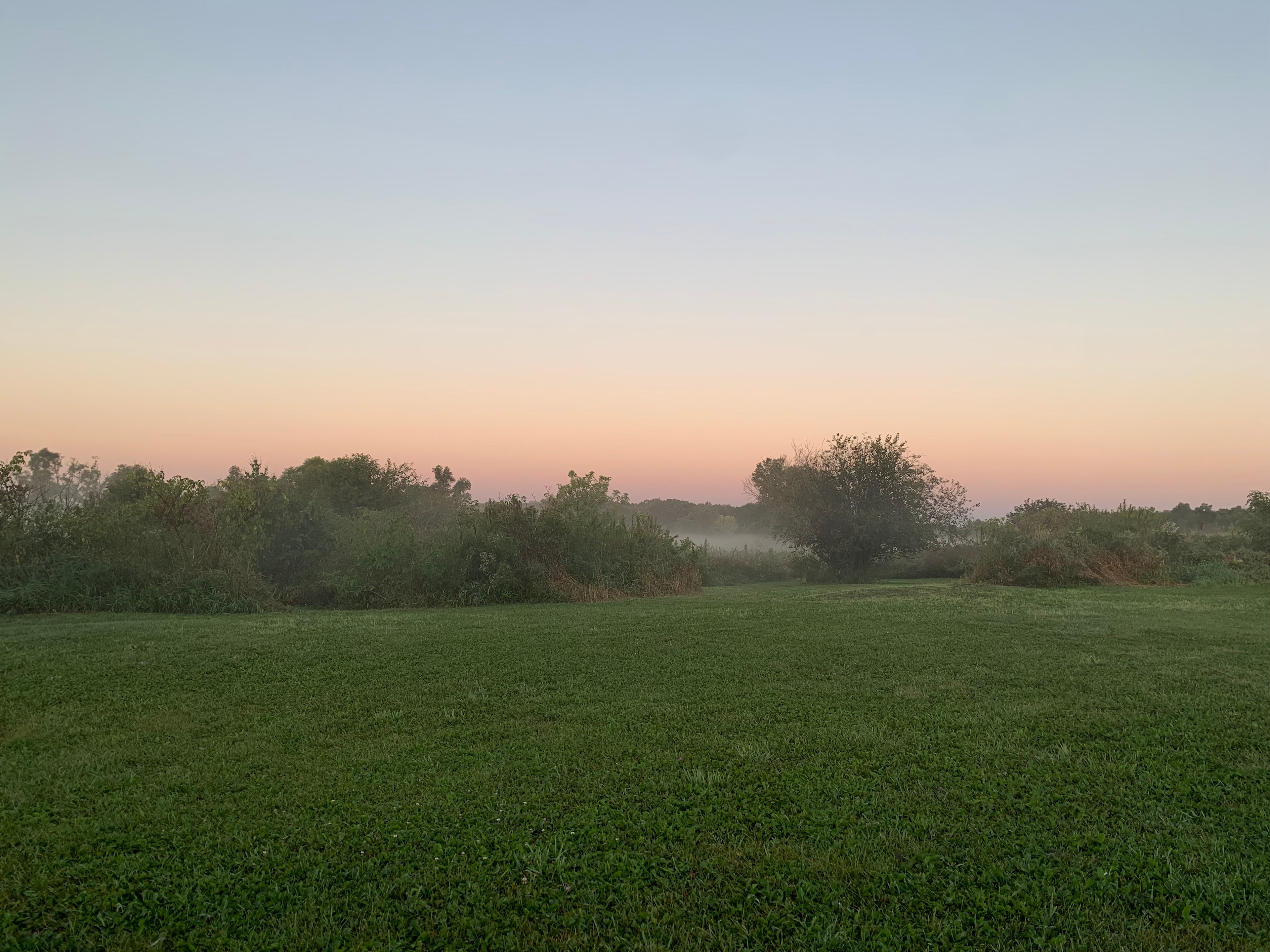 Sunrise at the campsite