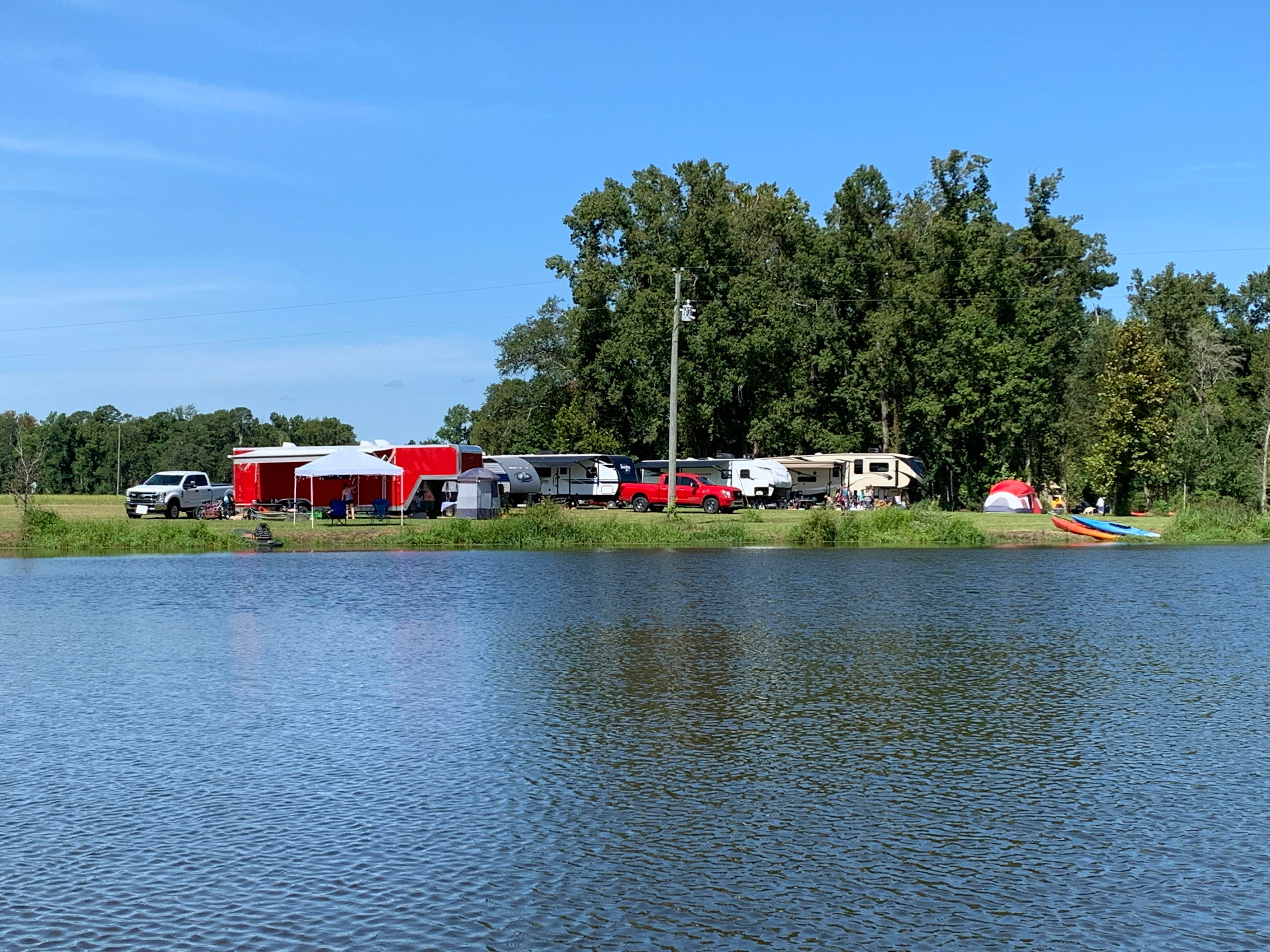 JCO Campground at Lee Baysden Pond