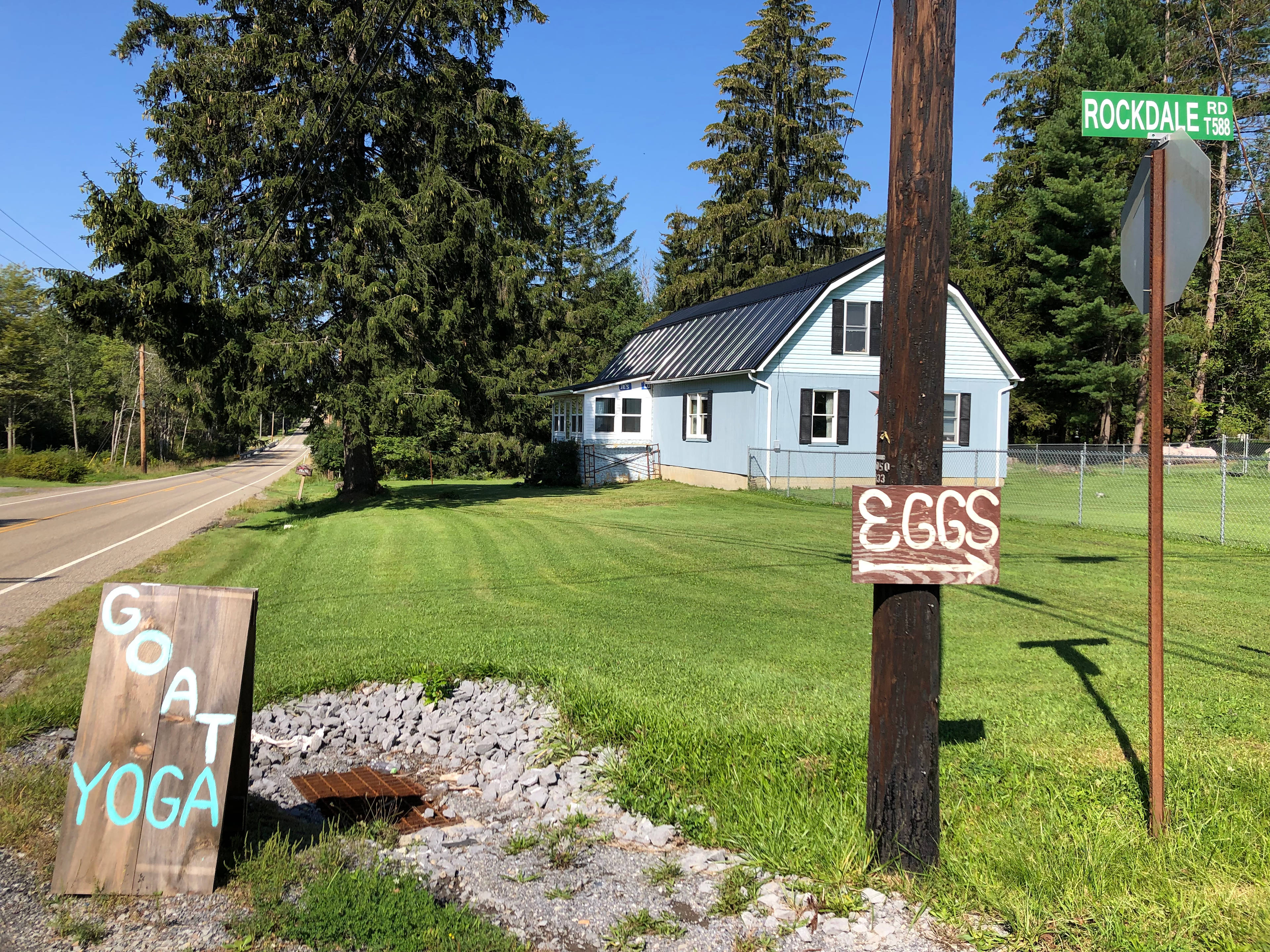 Just around the corner