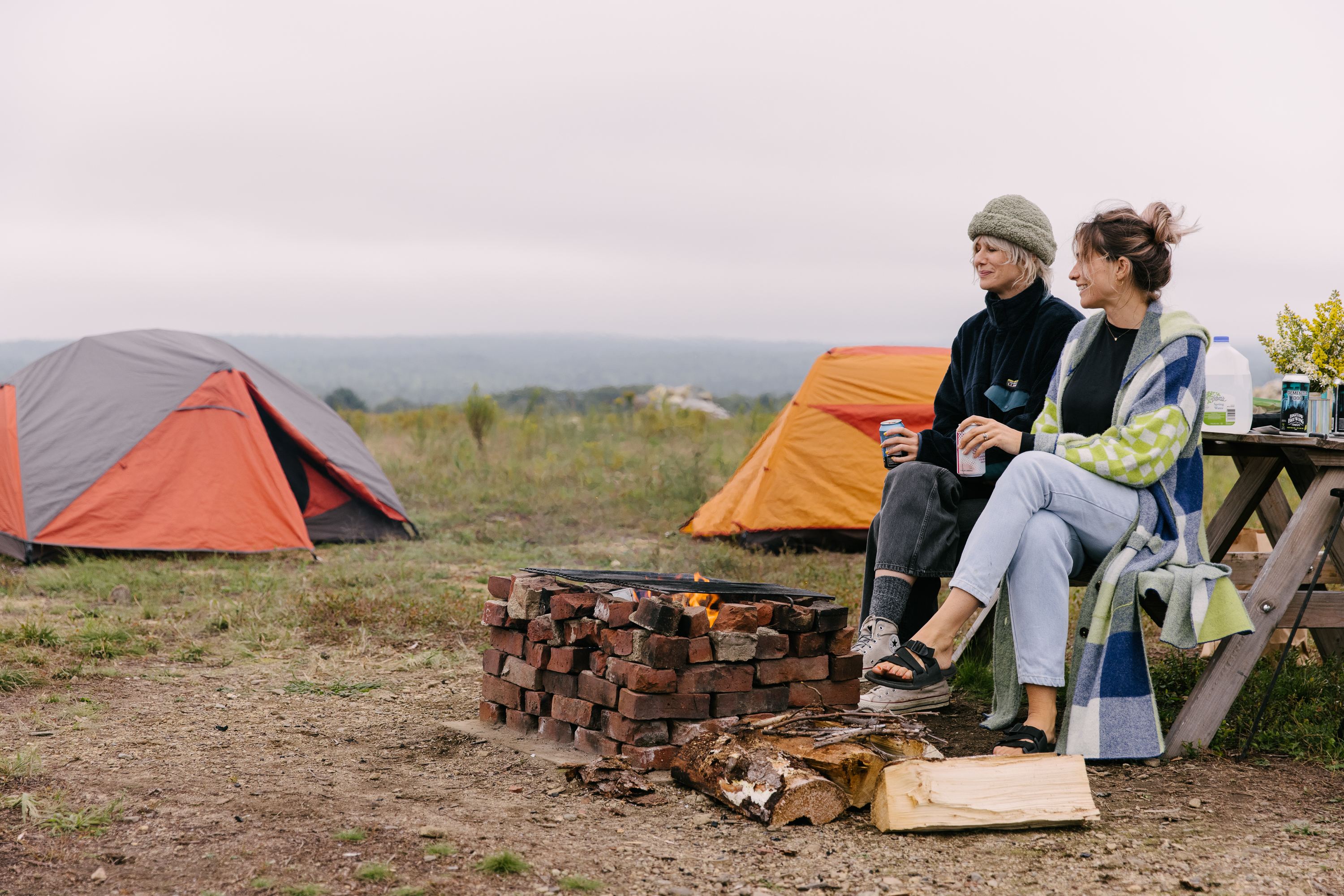 Perfect spot for chilling and watching the fire