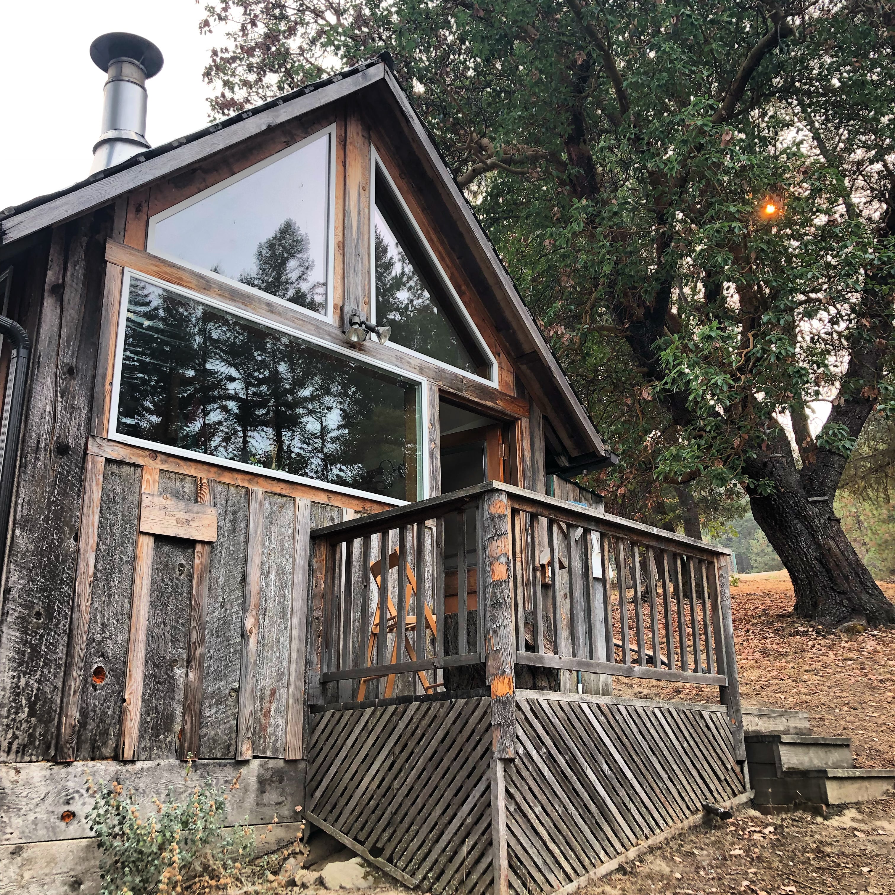 The Bird's Nest sits above the ol' chicken coop