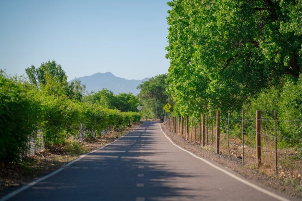 Enjoy a bike ride on our renowned bosque trail