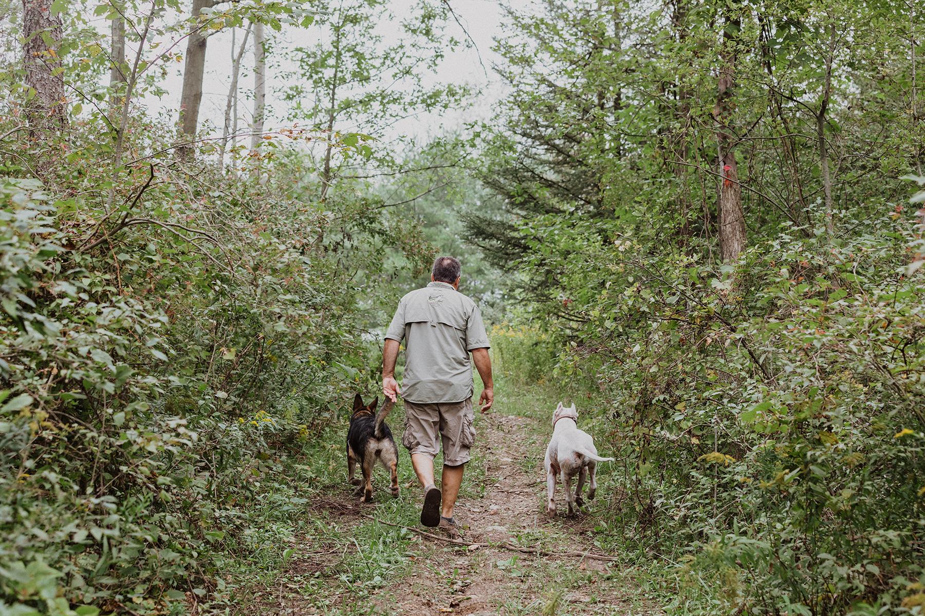 Dave knows his property like the back of his hand and open to a guided tour. 