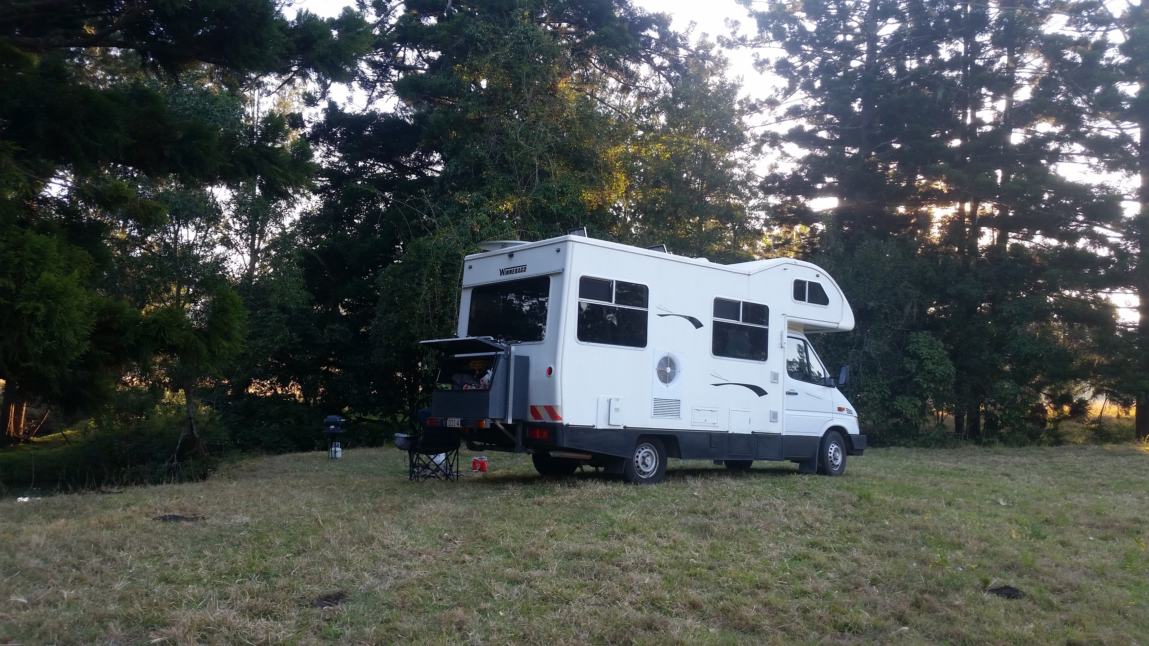 Motorhome had sun for the solar and full shade by 3pm. Perfect.