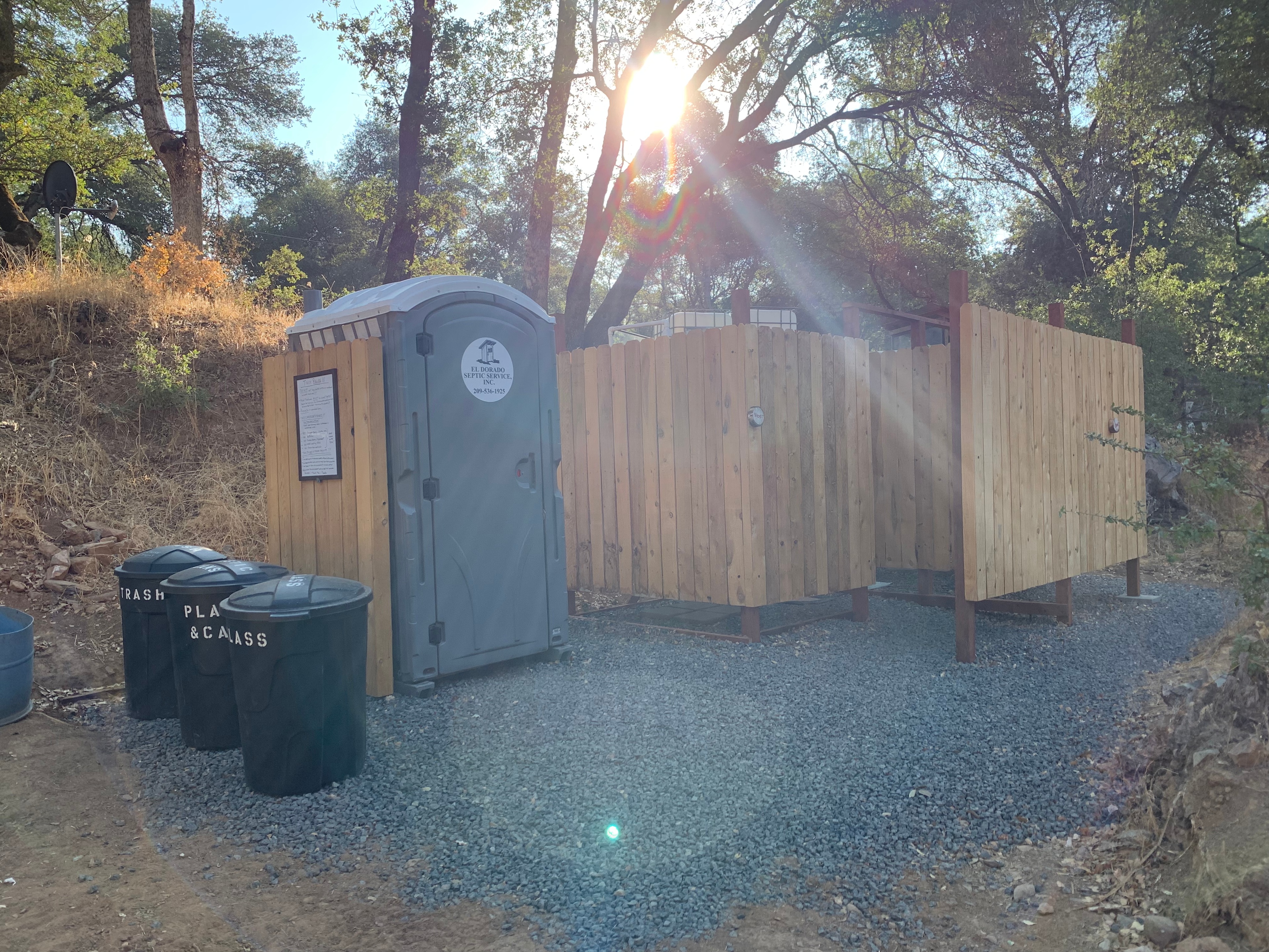 Very clean, recycling and sanitation facility