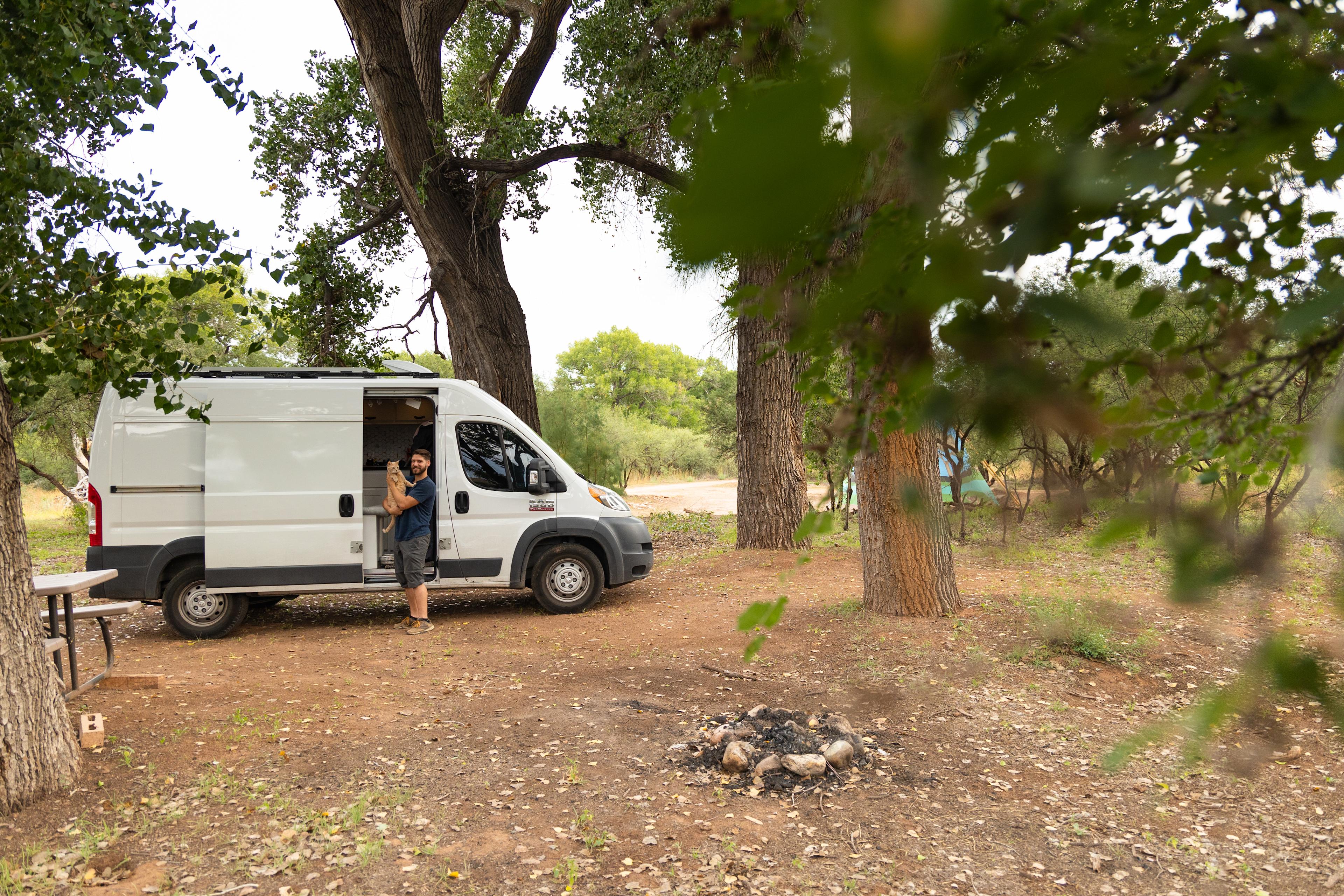 Space big enough to fit any small rig!