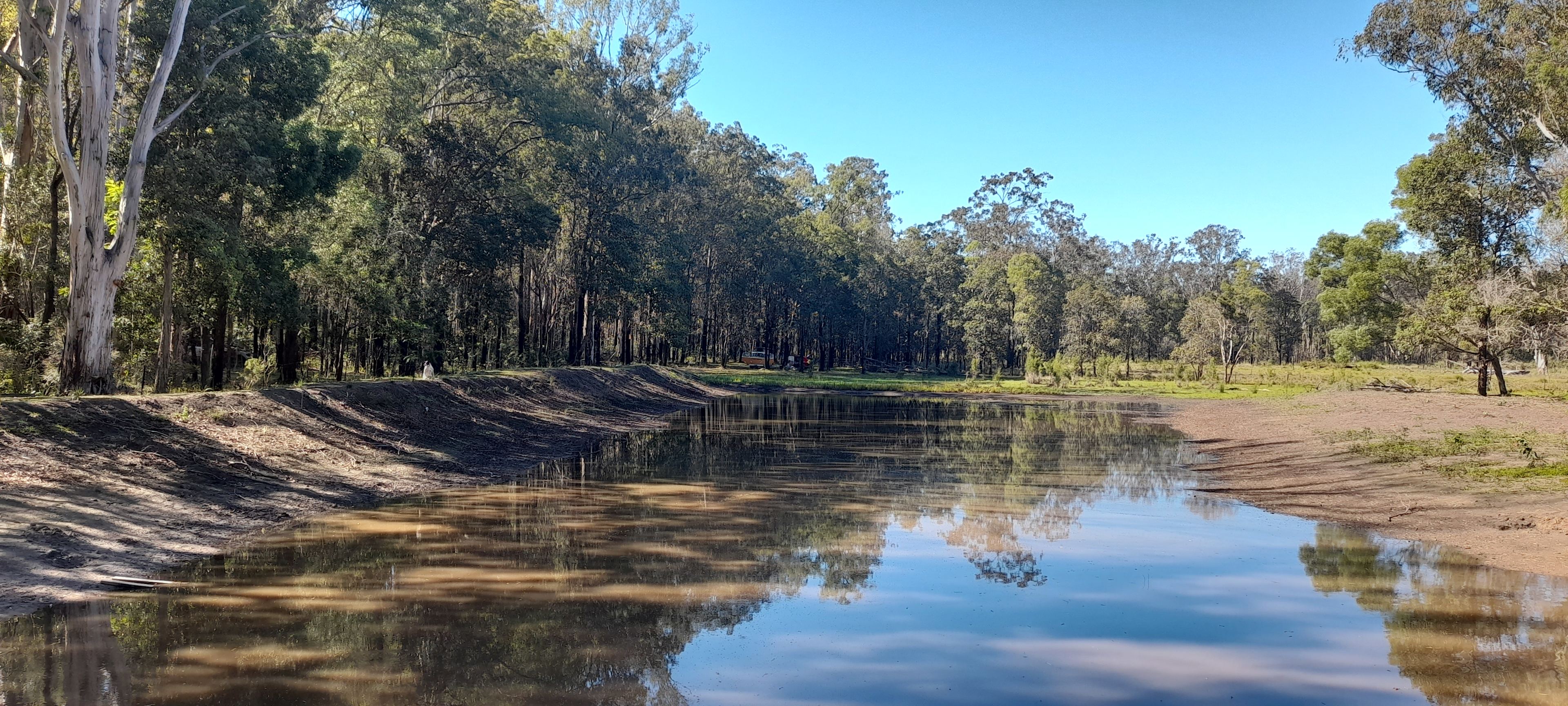 Waterbirds sanctuary, billabong, lake view,