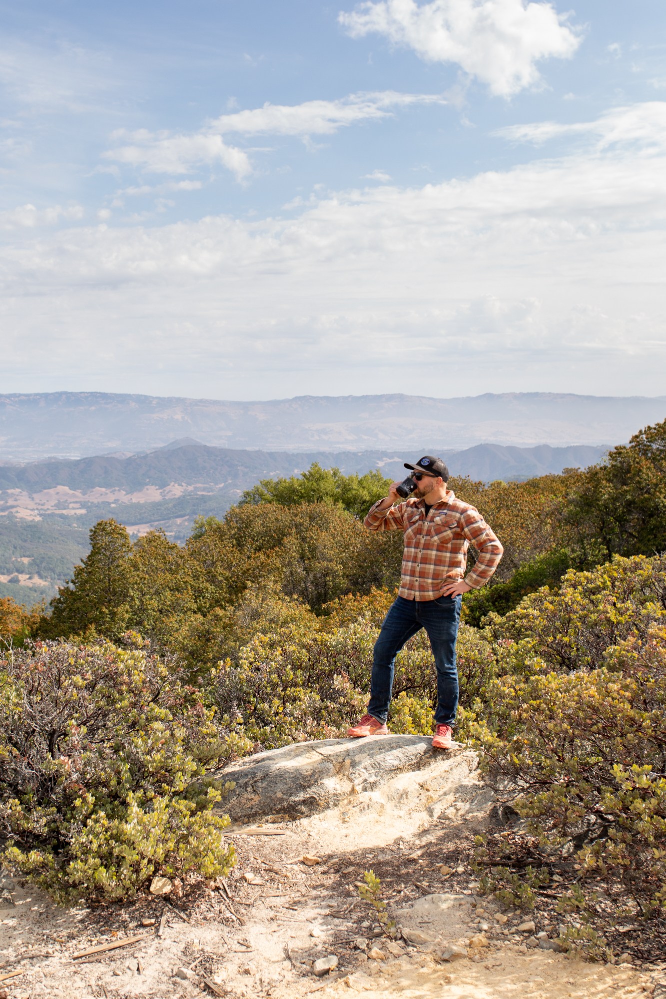 Went for a walk in the morning with our coffee to see the views from site #1