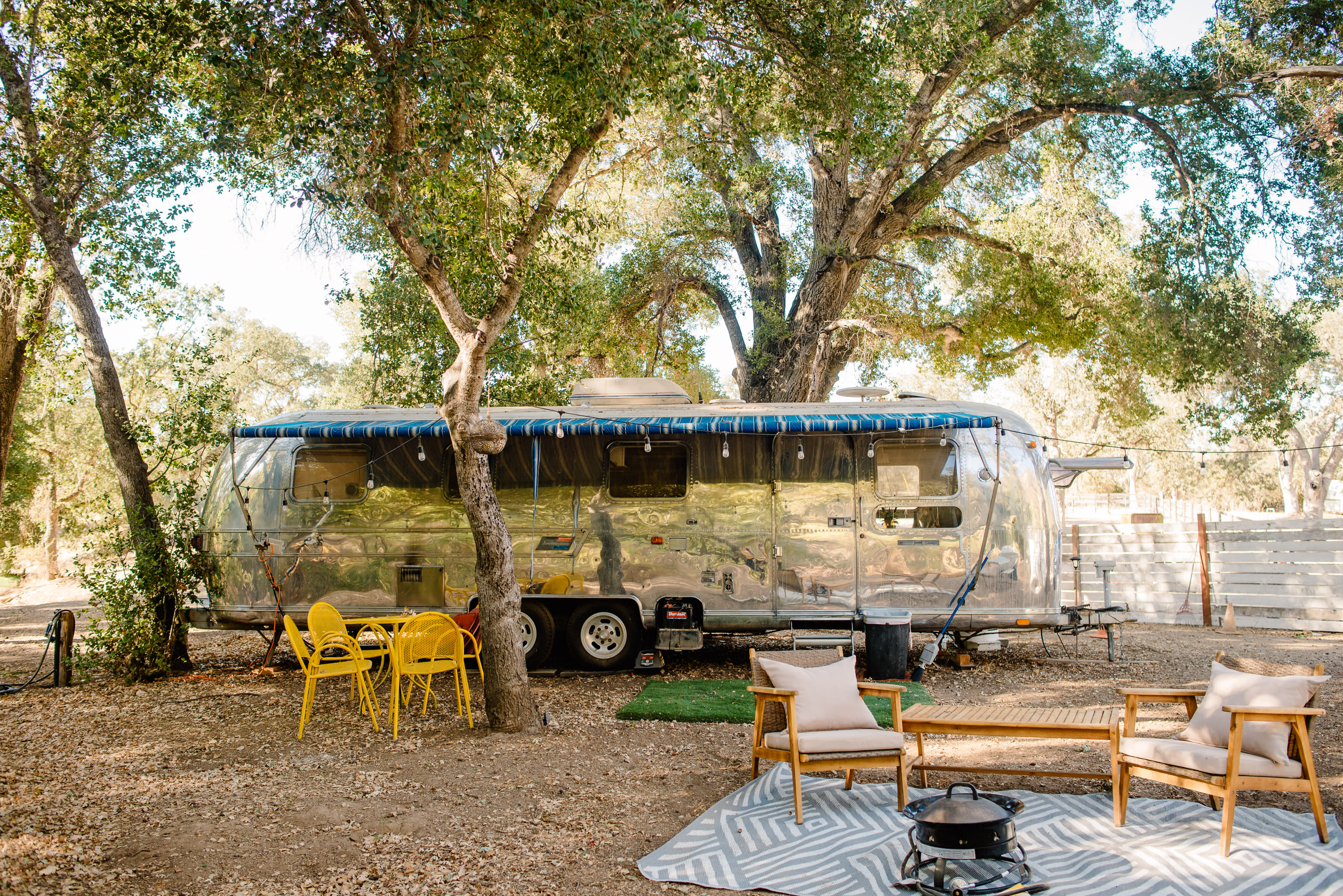 View from outside an adorable outdoor space!