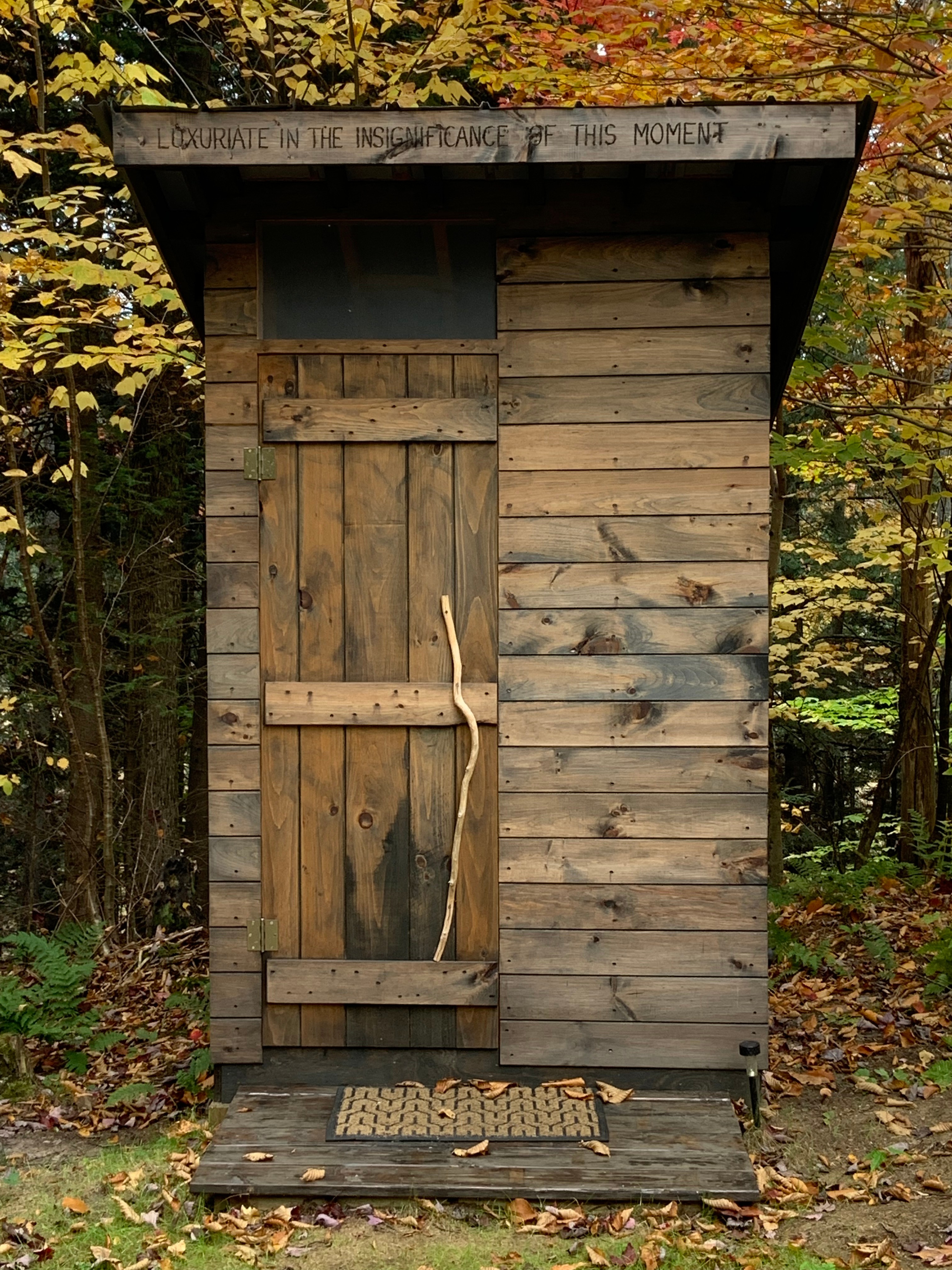 Outhouse! An altogether pleasant experience!!