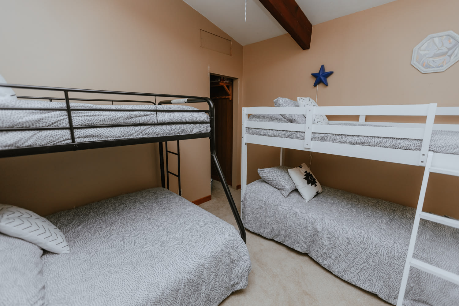 Double bunk room upstairs