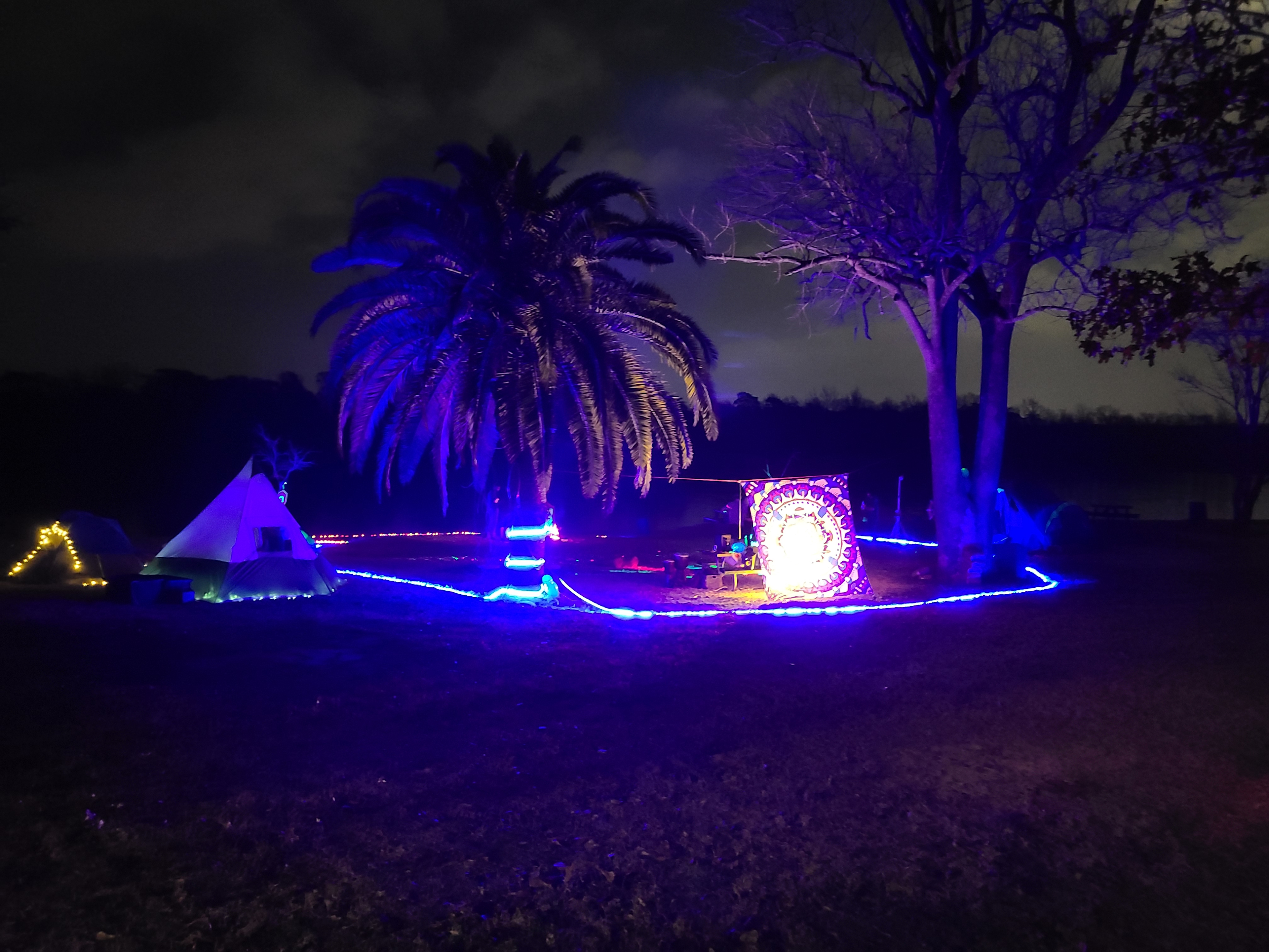 Campers are welcome to set up their space, to be Their THERE place of sanctuary  