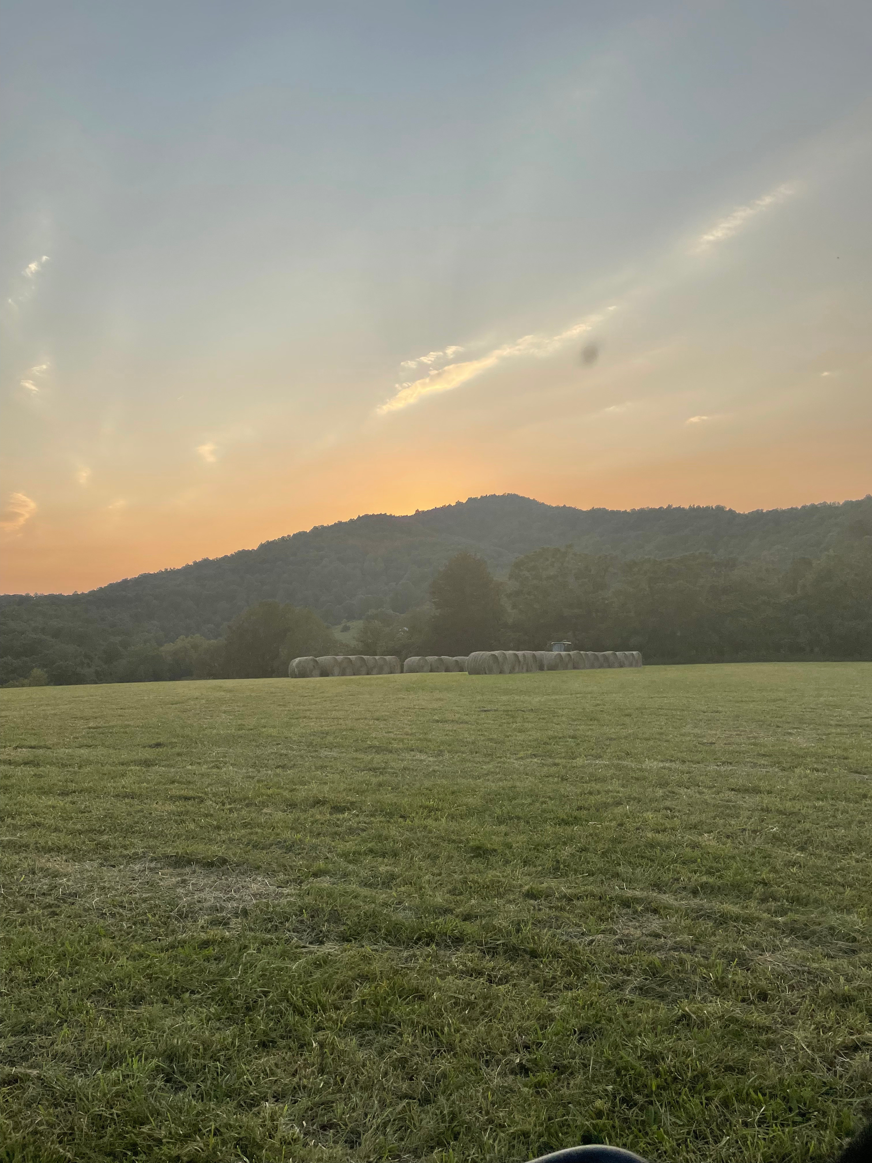 Looking at Upper Field campsite location