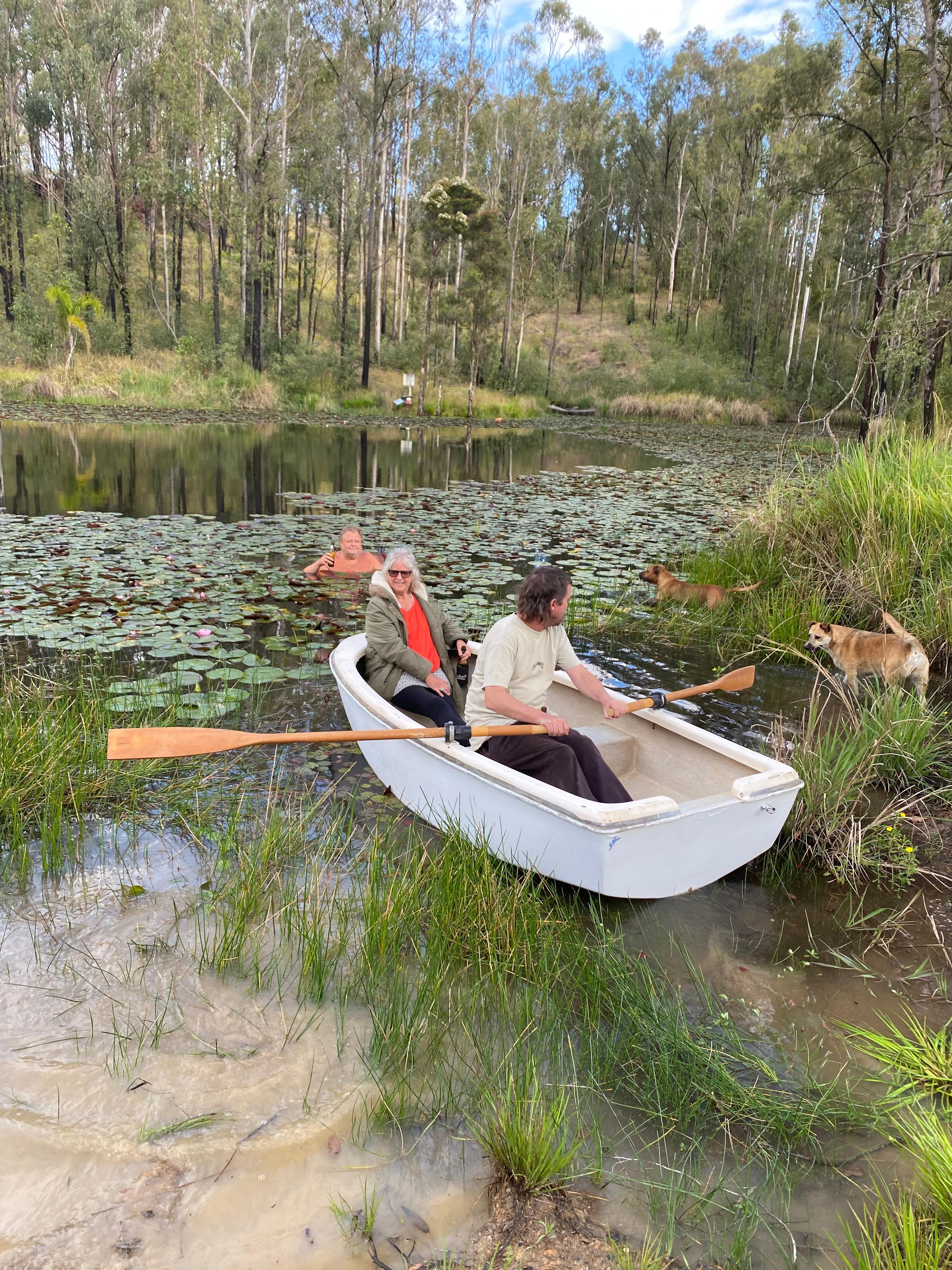 Dinghy/swimming fun