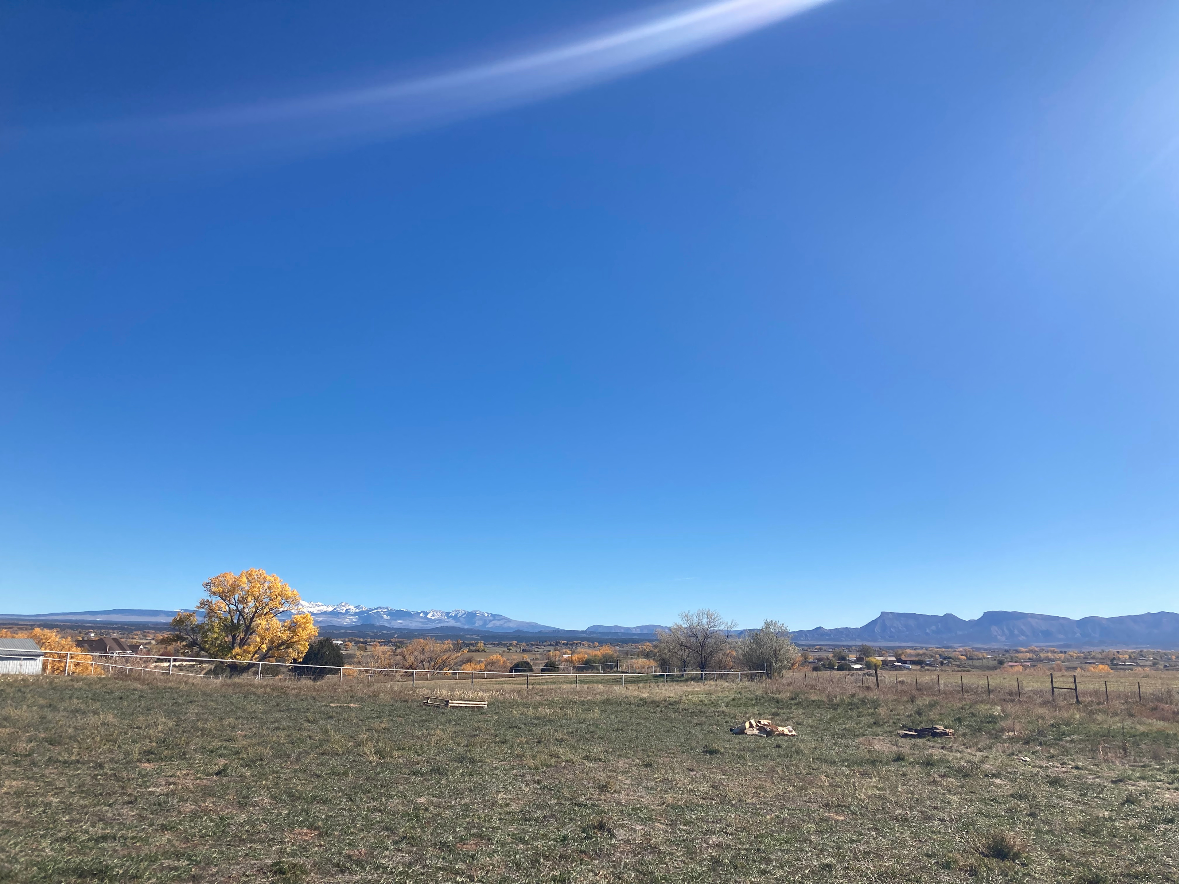 Quiet spot and a view of Mesa Verde