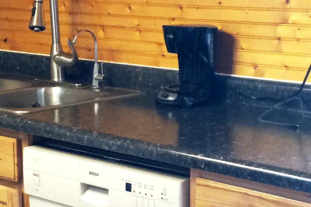 Filtered water.  Please use refillable bottles whenever possible. 