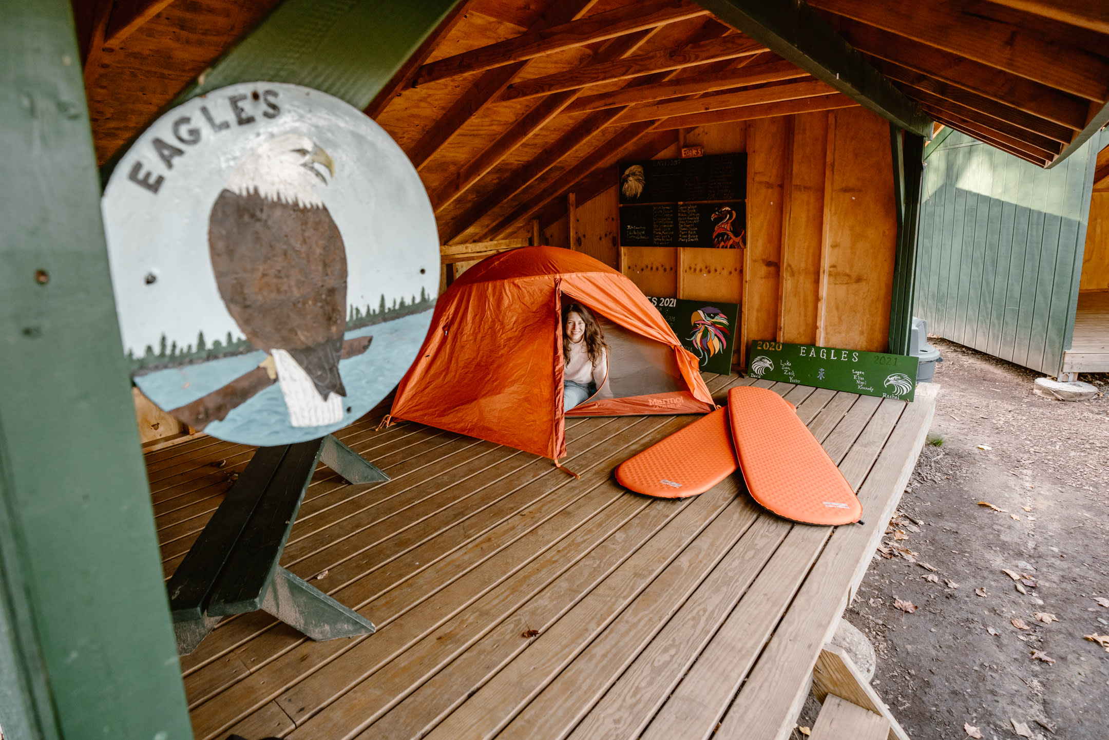 These shelters make for an easy and clean set up and take down.