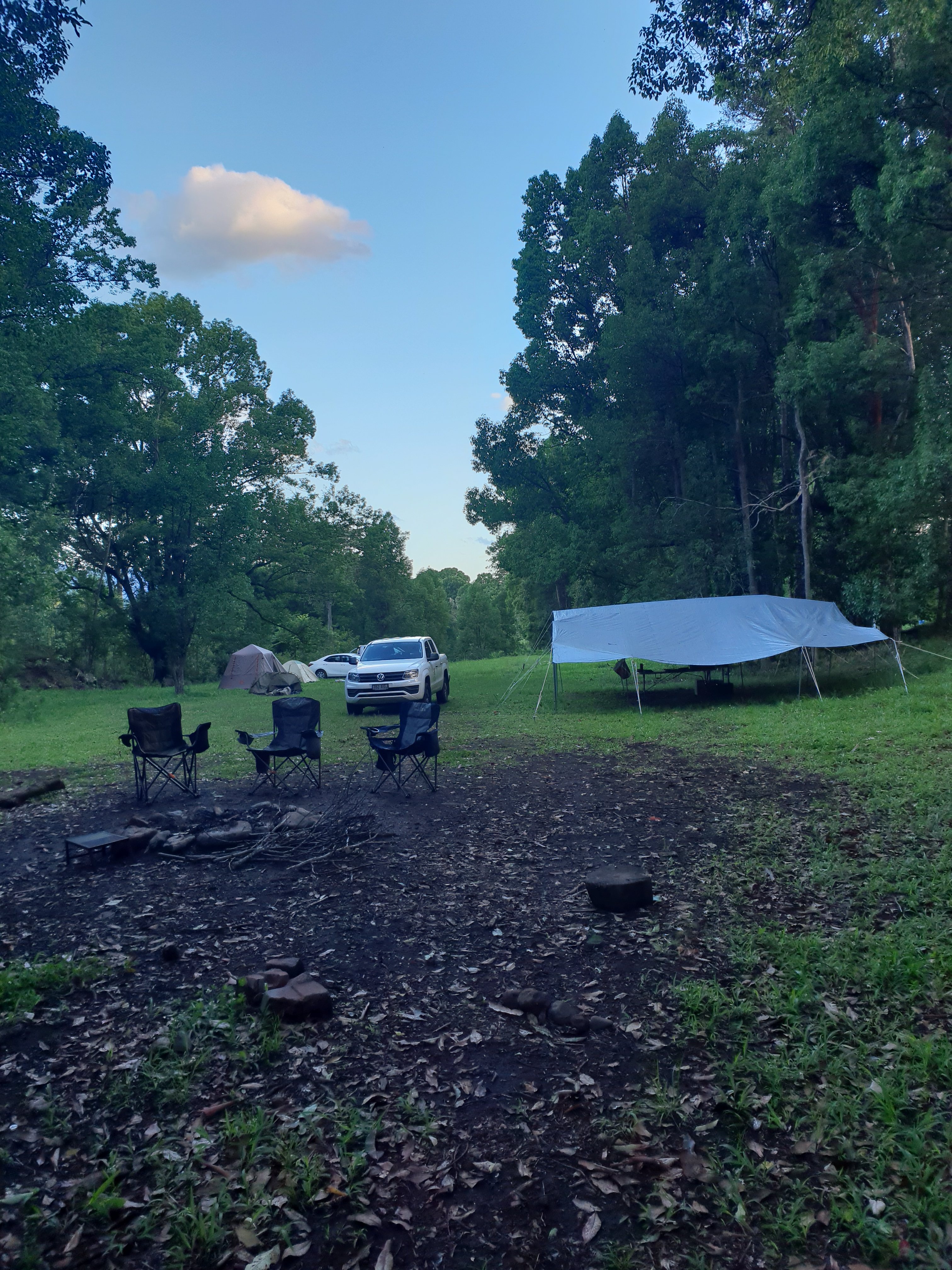 Huge flat camping area