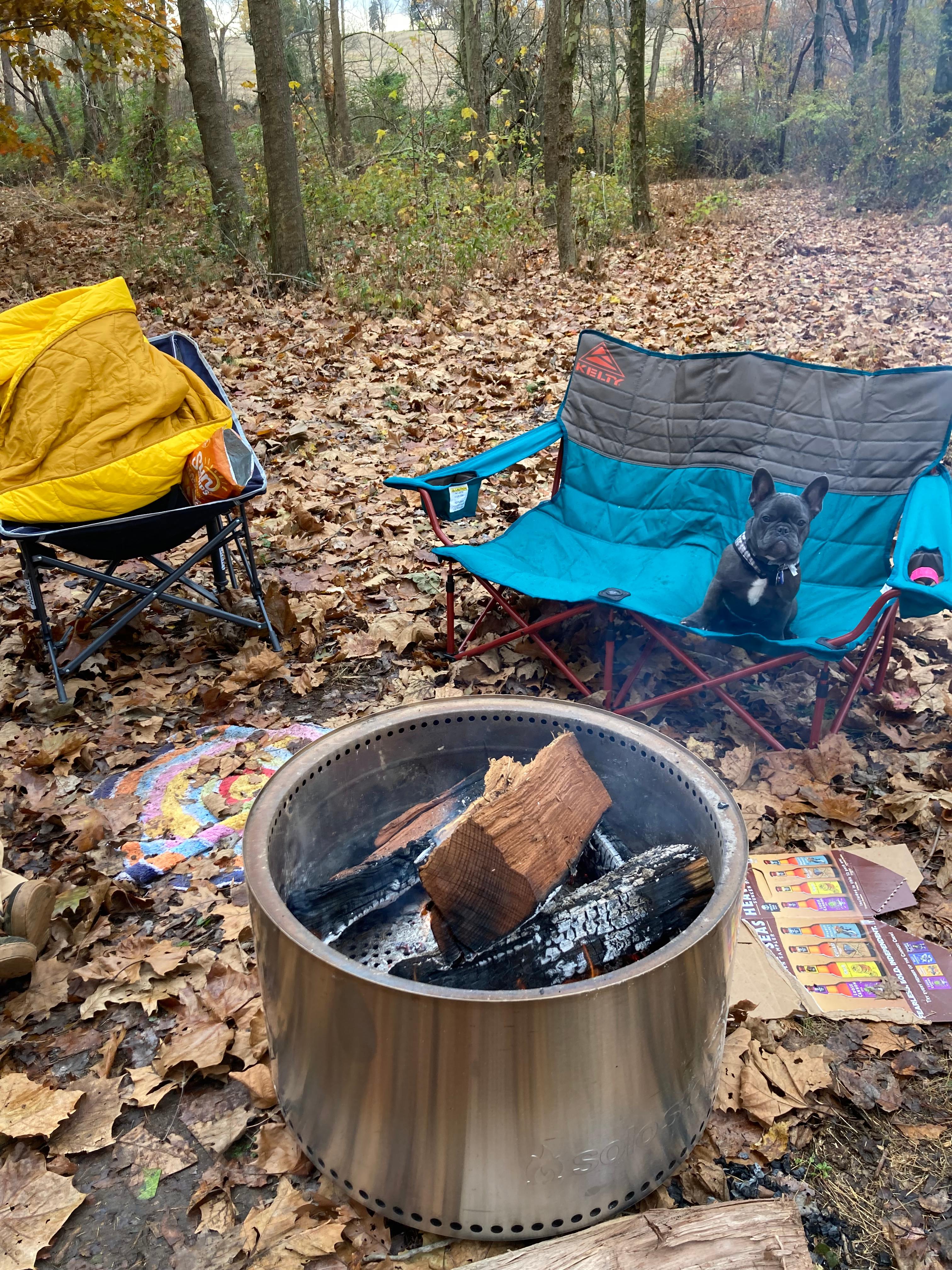 Allowed to bring our fire pit! 