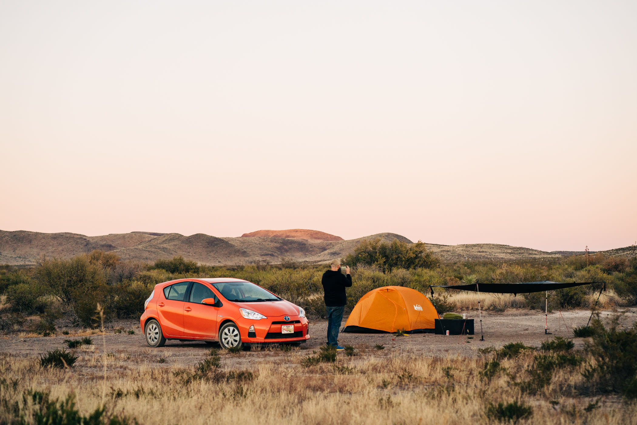 Tons of space to spread out! This would be a great spot for a family with campers or pop-ups and bikes! We're ultralight car campers, so we had lots of fun hiking the land.