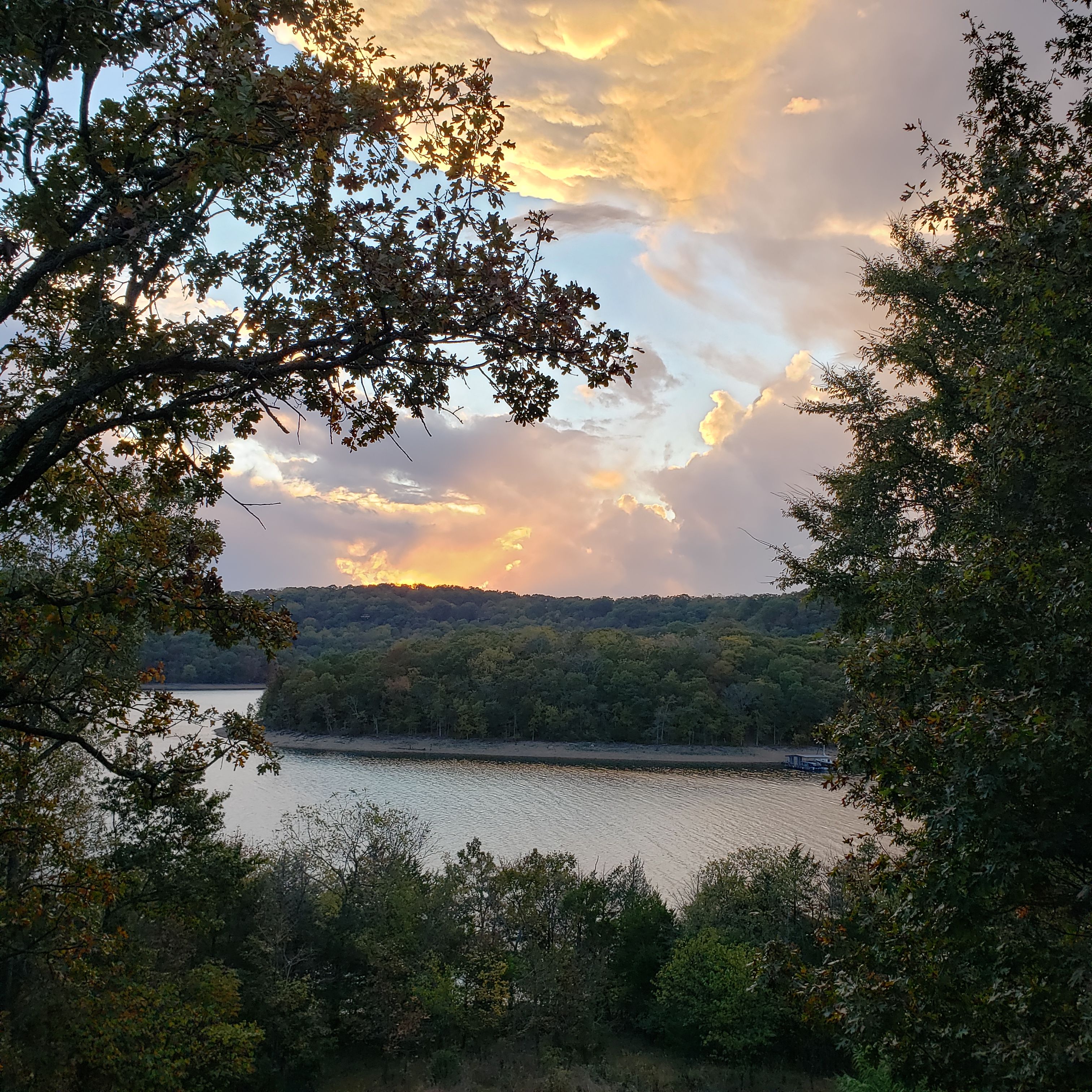 Overlooking the lake