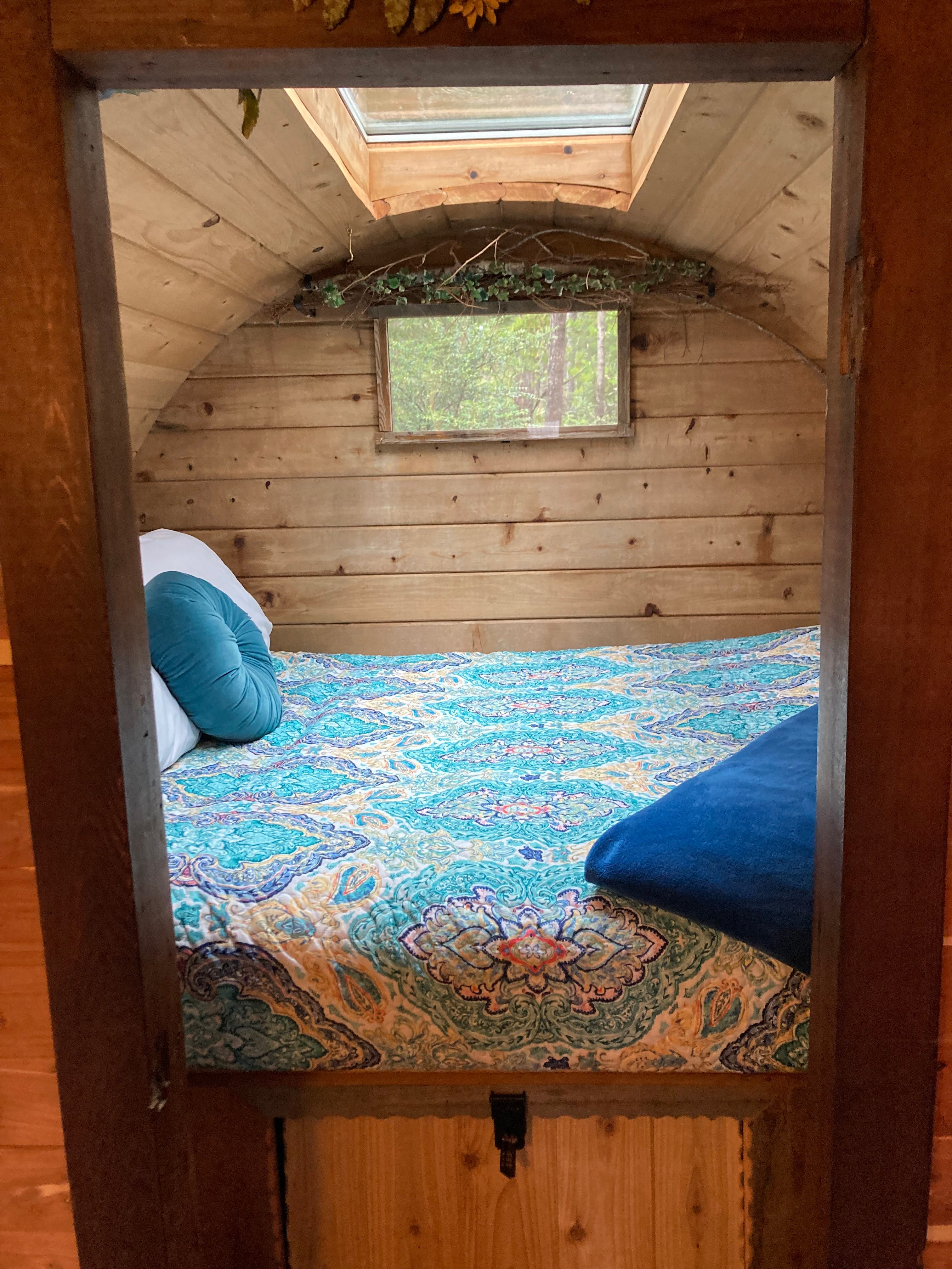 Bedding not included, but if you opt to purchase it this is how your bed will be made.