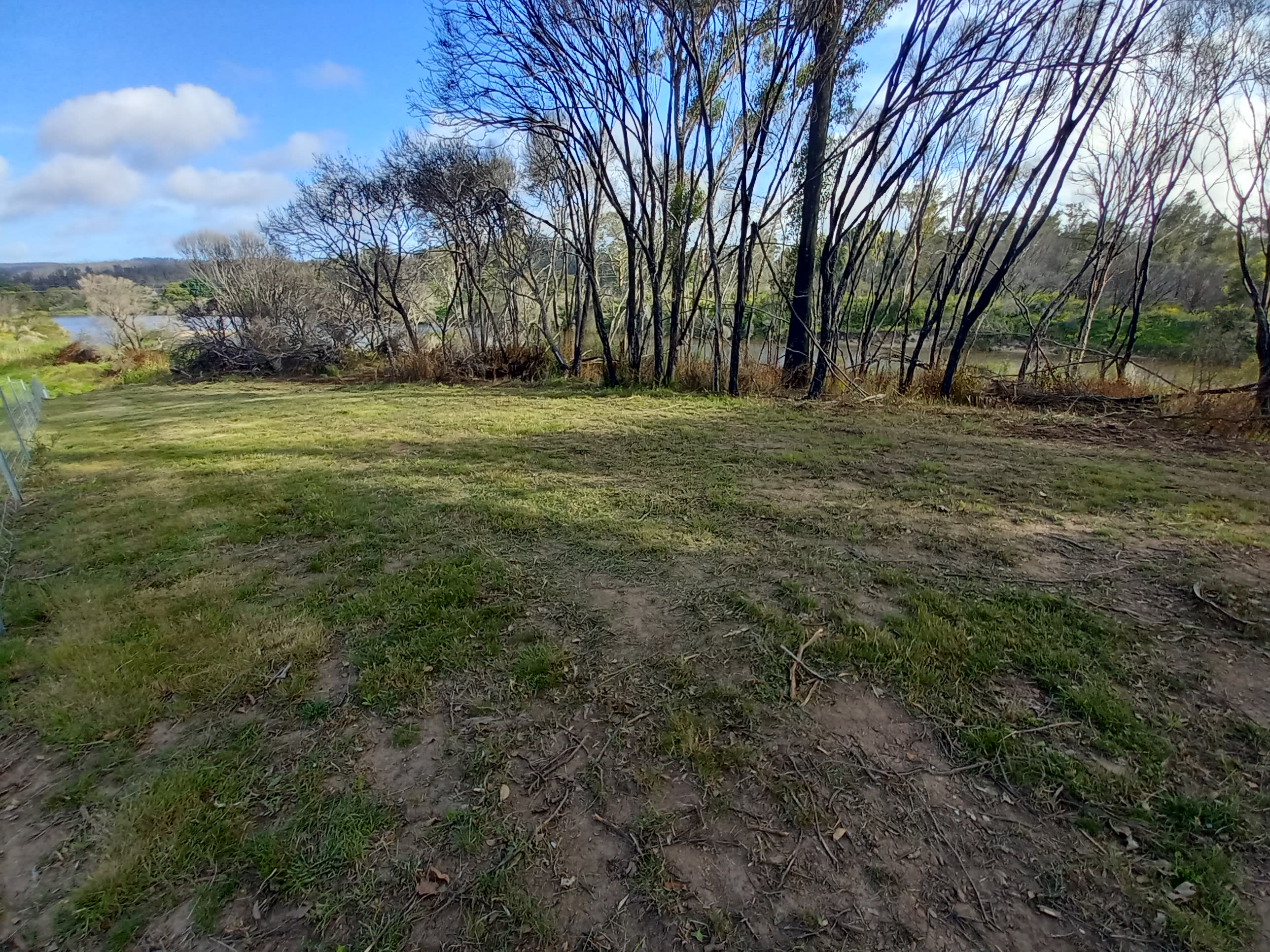 Set up camp wherever you like on this side of the fence.