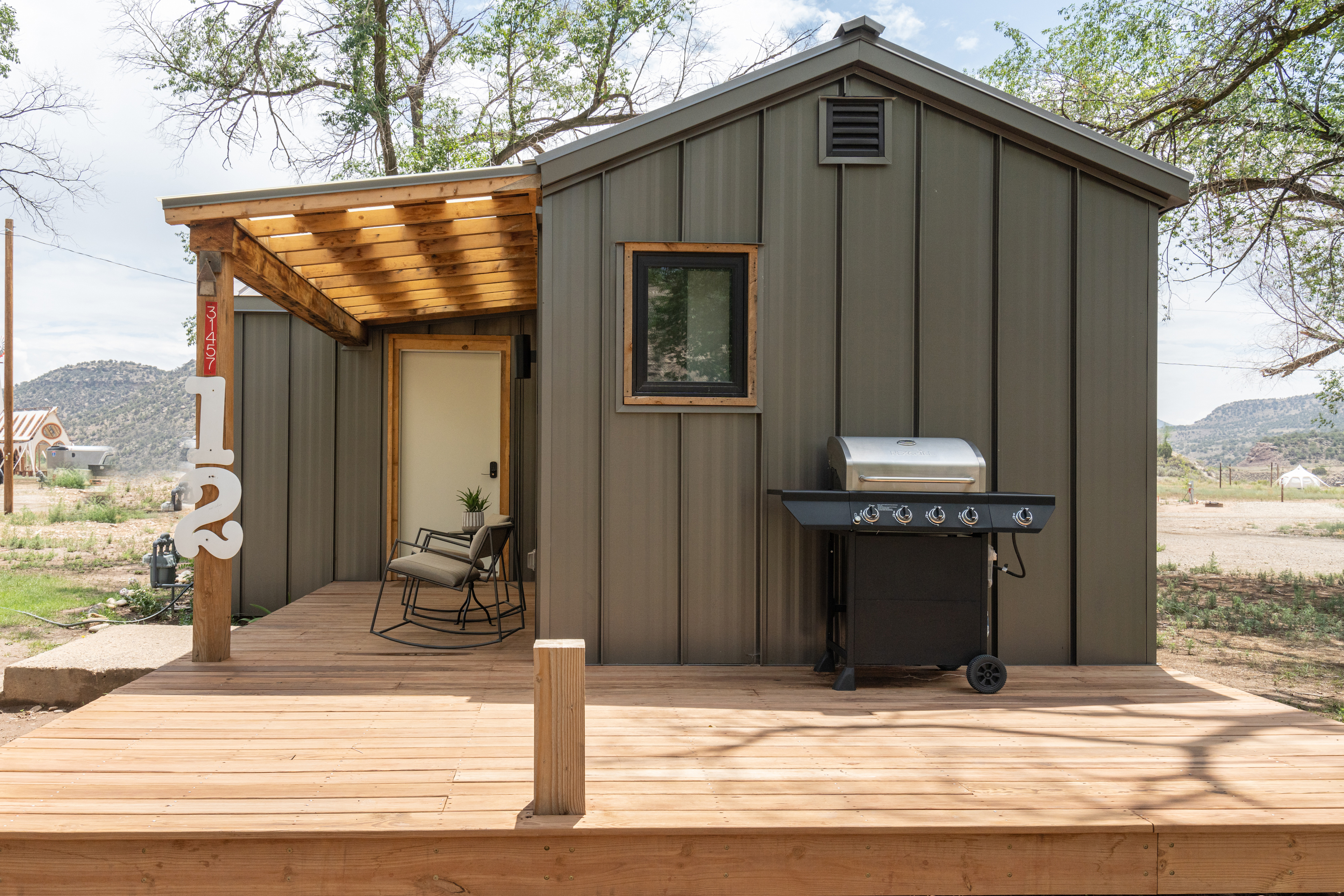 All cabins come with grills, propane and grilling utensils. 