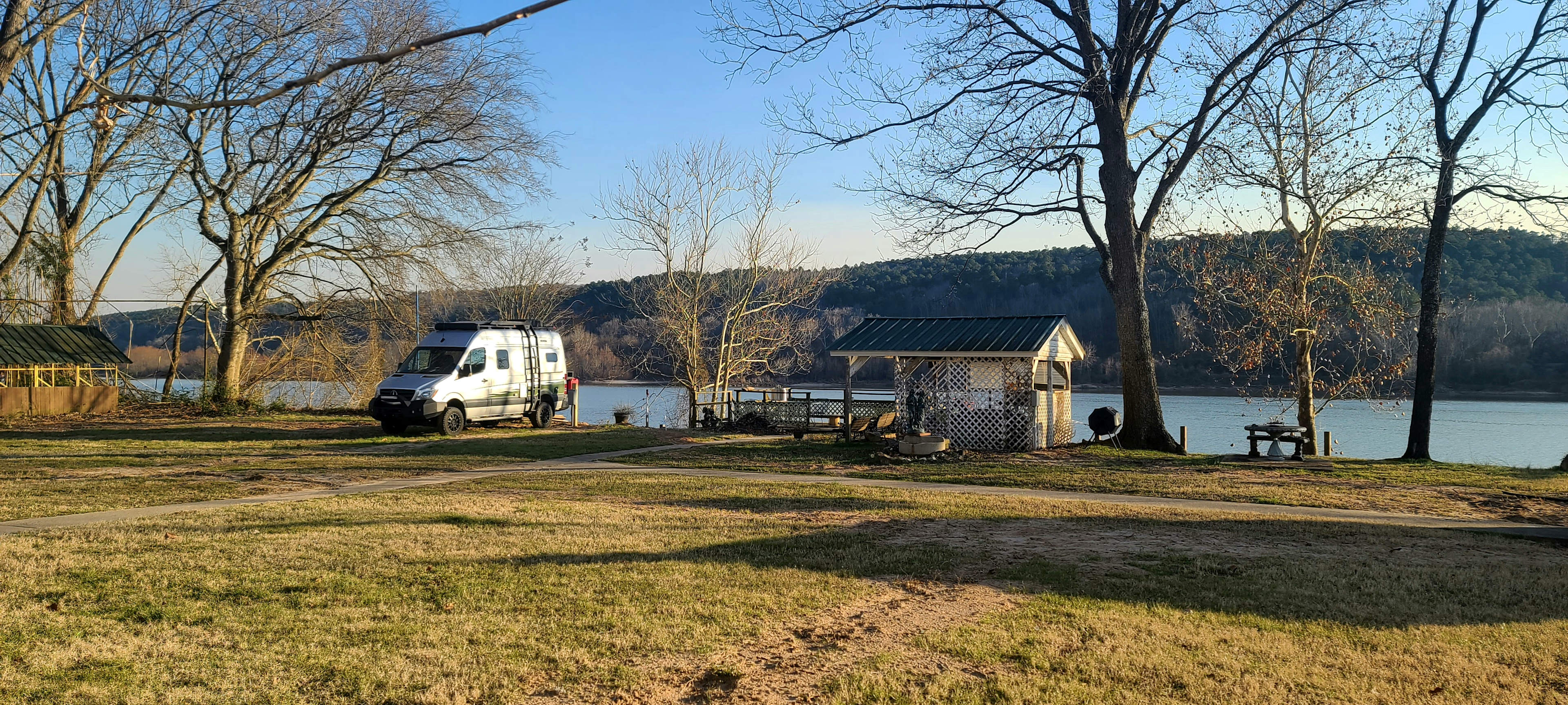 Private Arkansas Riverfront RV Site