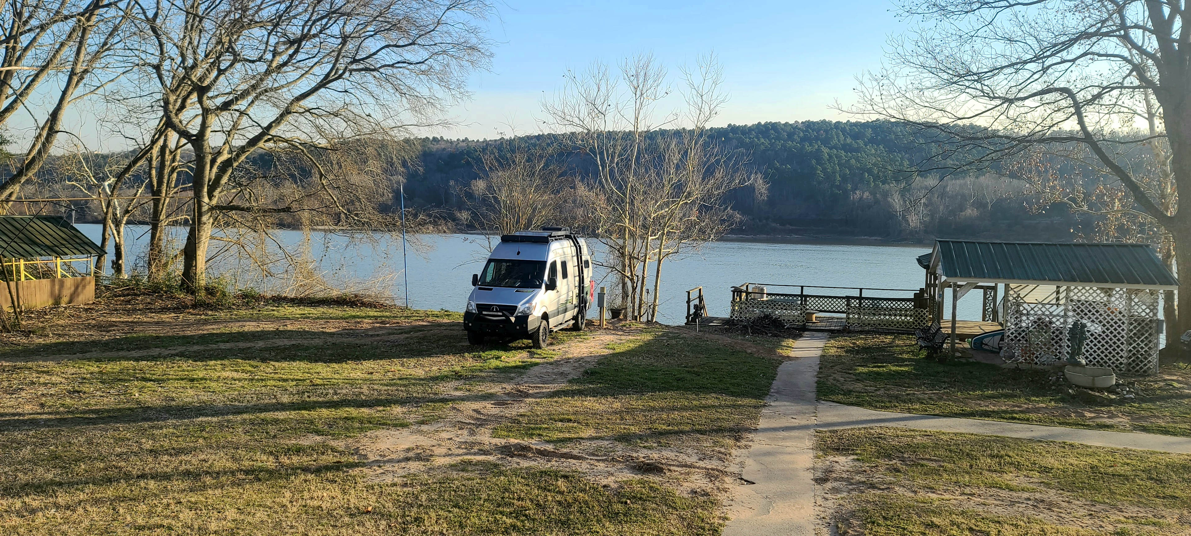 Private Arkansas Riverfront RV Site