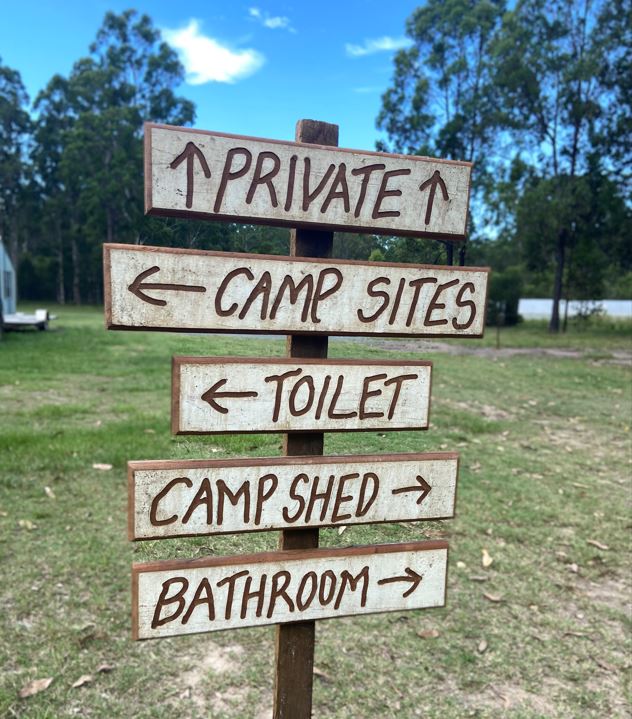 Sums up your camping experience at Oceans reach - Enjoy!