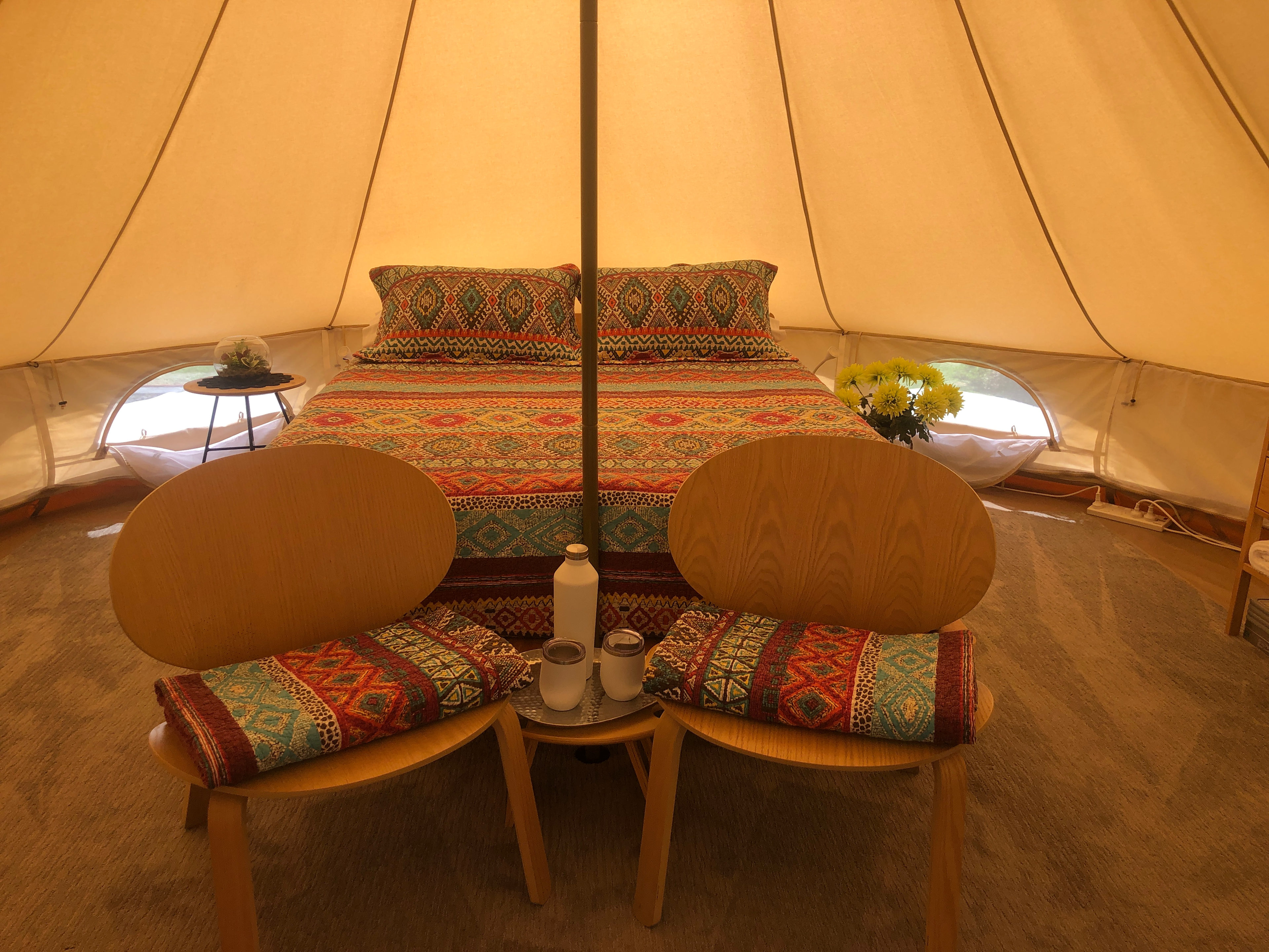 Shacks at Kardella Park