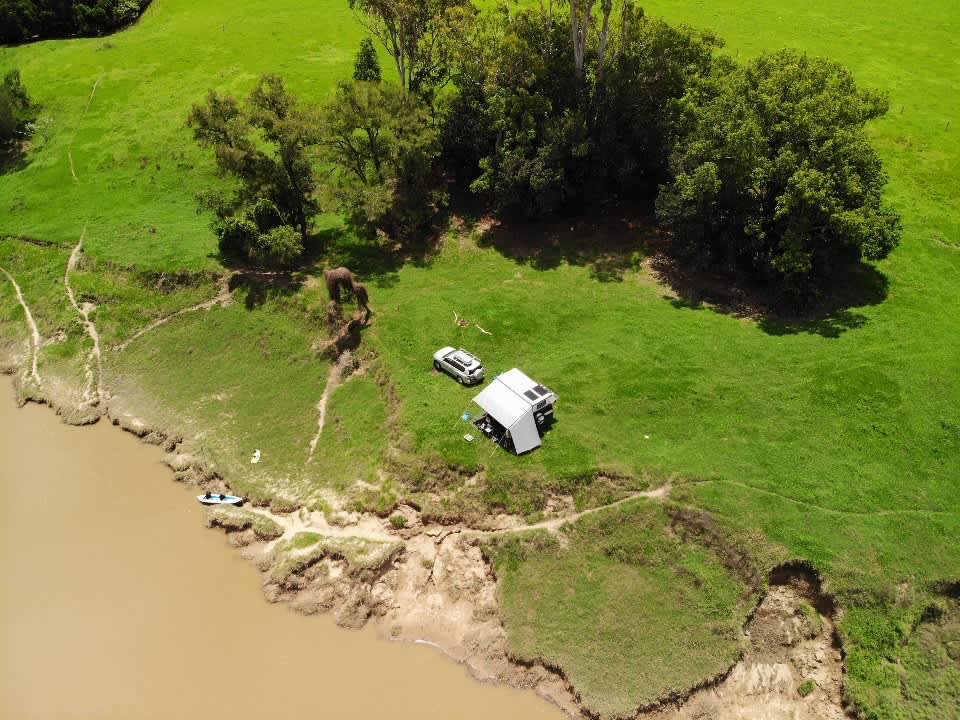 Courtesy pic from Campers after nearly 400 ml of rain in Dec 2020